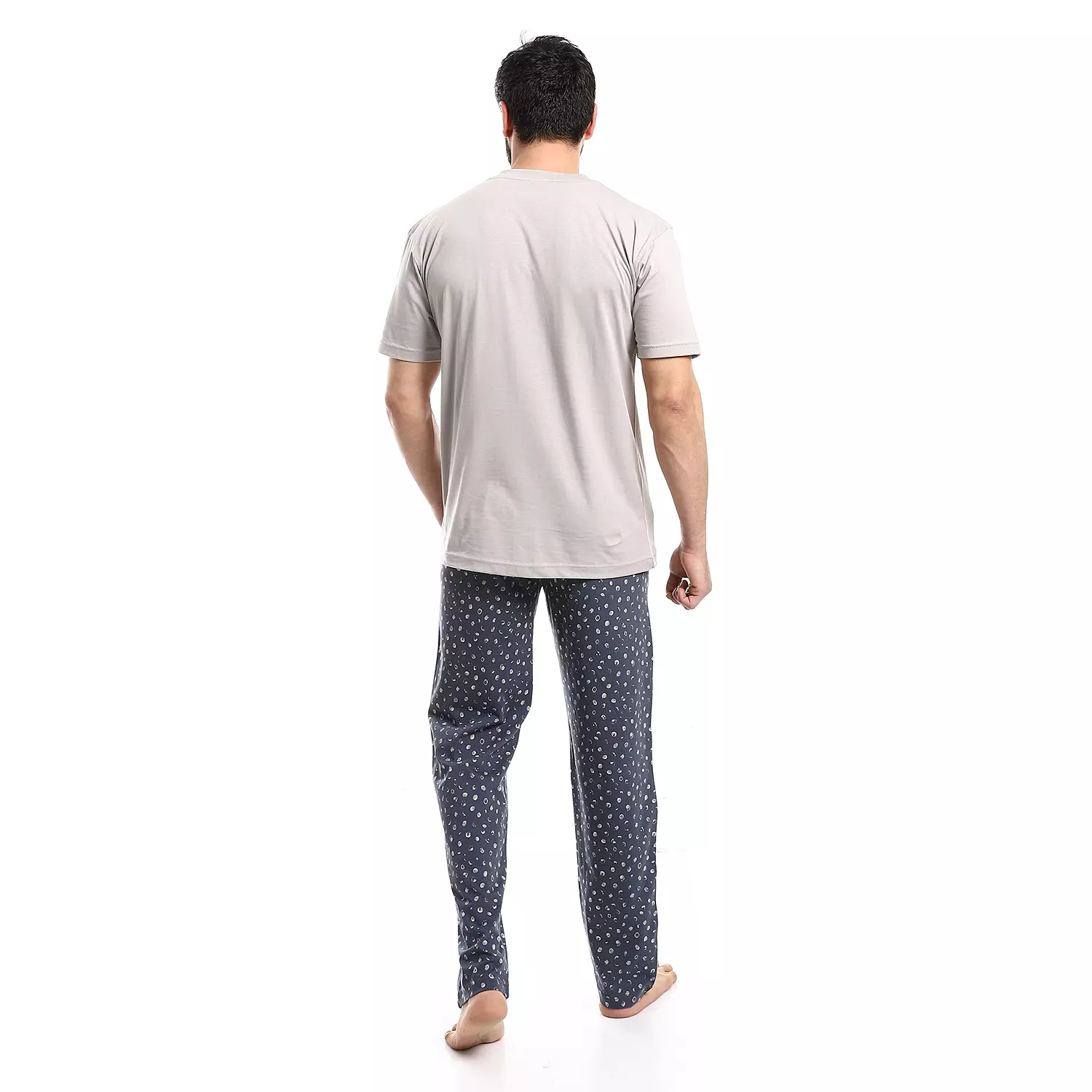 Men Printed Pants Training - 2603 - Grey 2