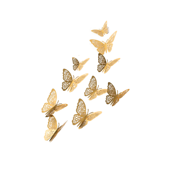 Gold Decoration Butterflies