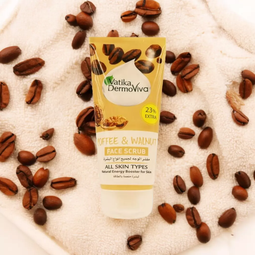 Vatika Dermoviva Energizing Face Scrub with Coffee - 150 ml