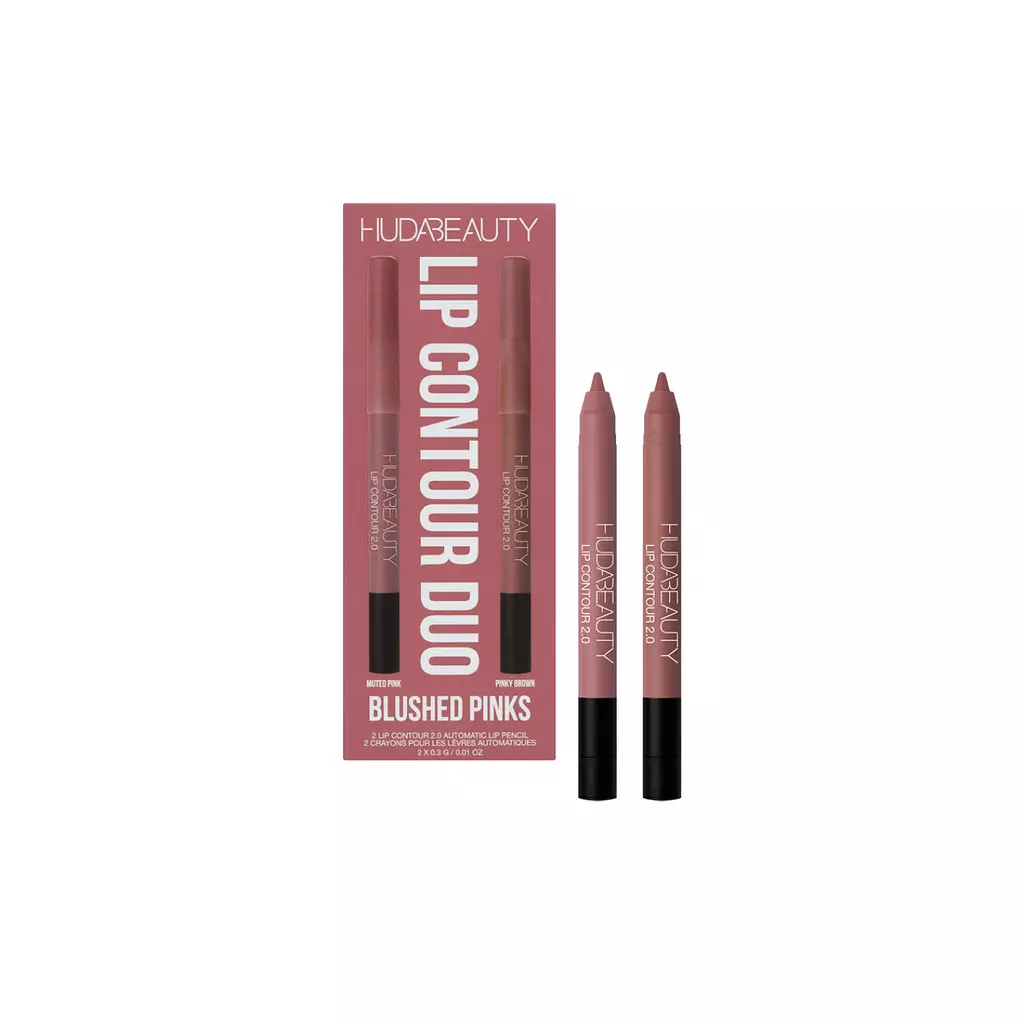 Huda Beauty Lip Contour Mini Duo Blushed Pinks
