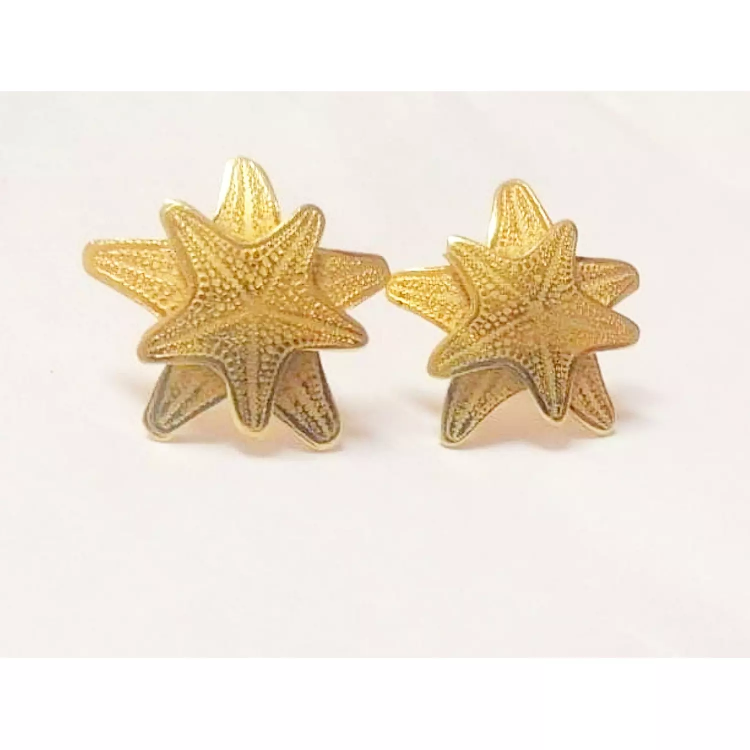 Single Star Tiny Earrings hover image