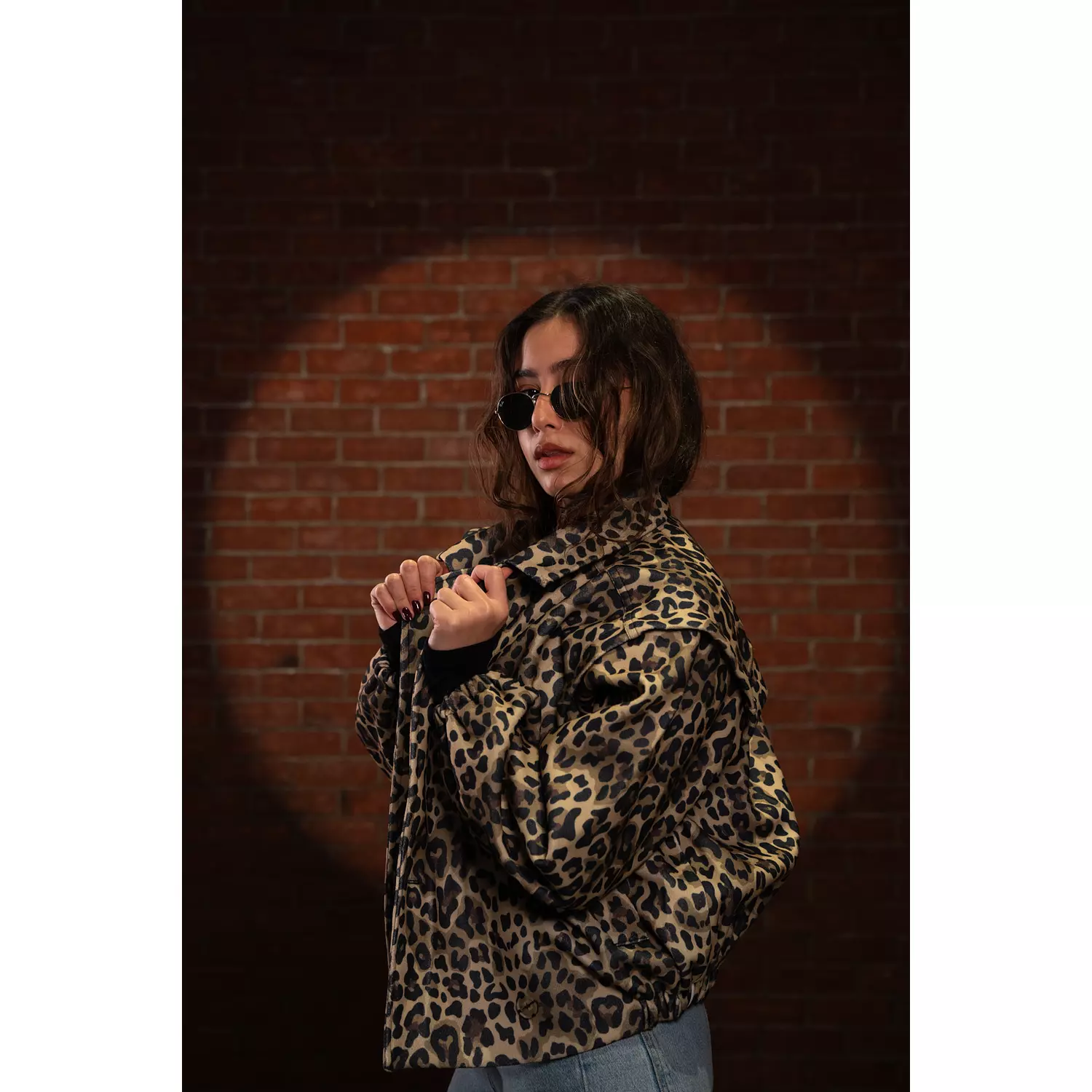 Leopard Gabardine Jacket 1