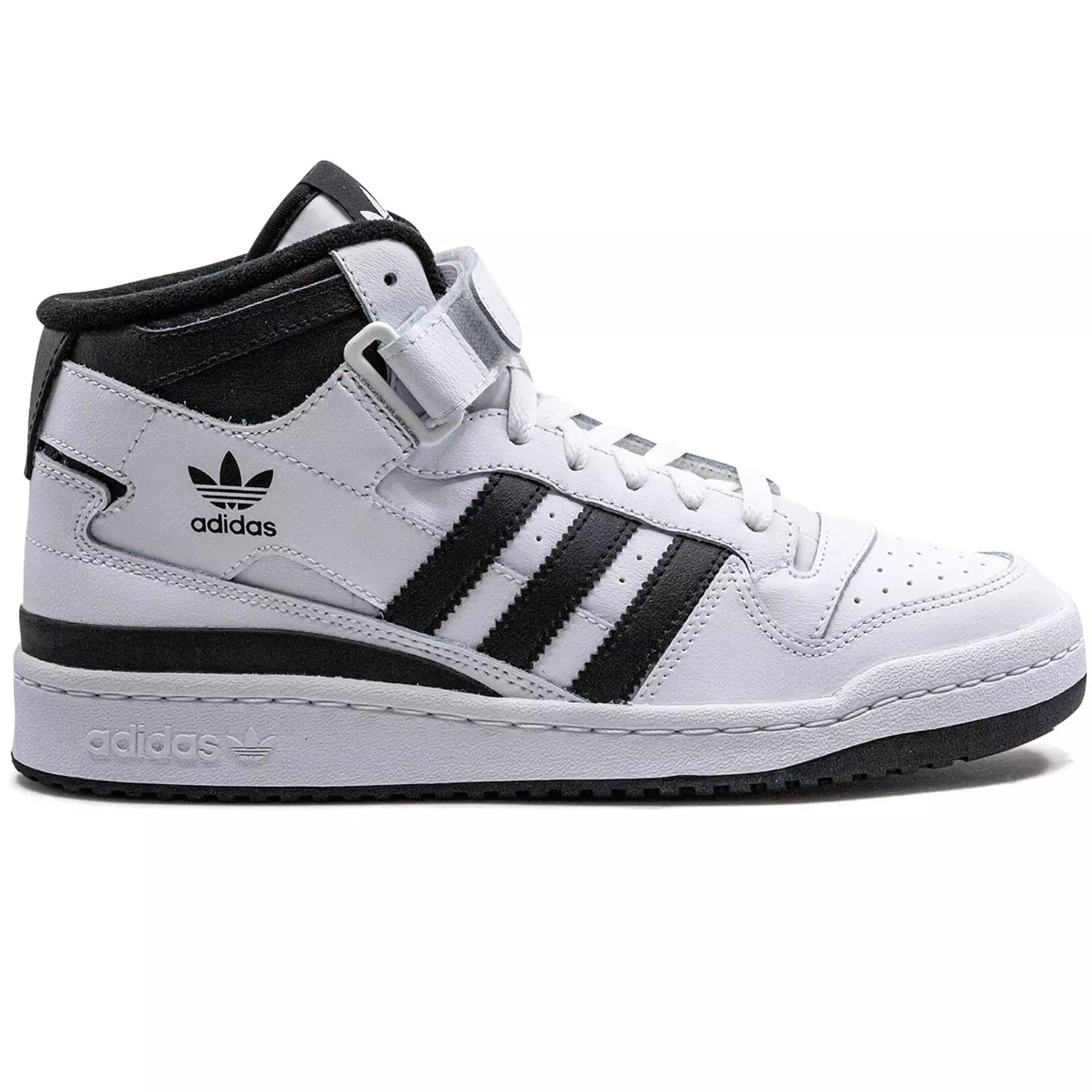 adidas Forum Mid White Black hover image