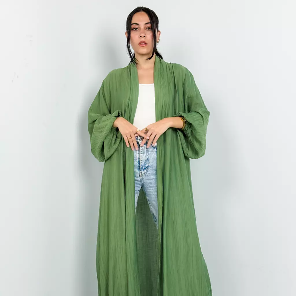 Crashed kimono - Green 