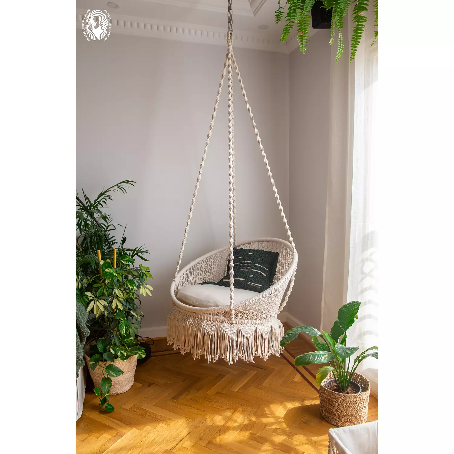 NET CIRCLE MACRAME SWING hover image