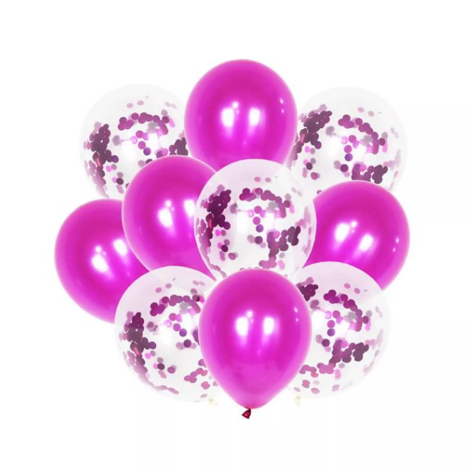 Fushia Confetti Balloon Collection hover image