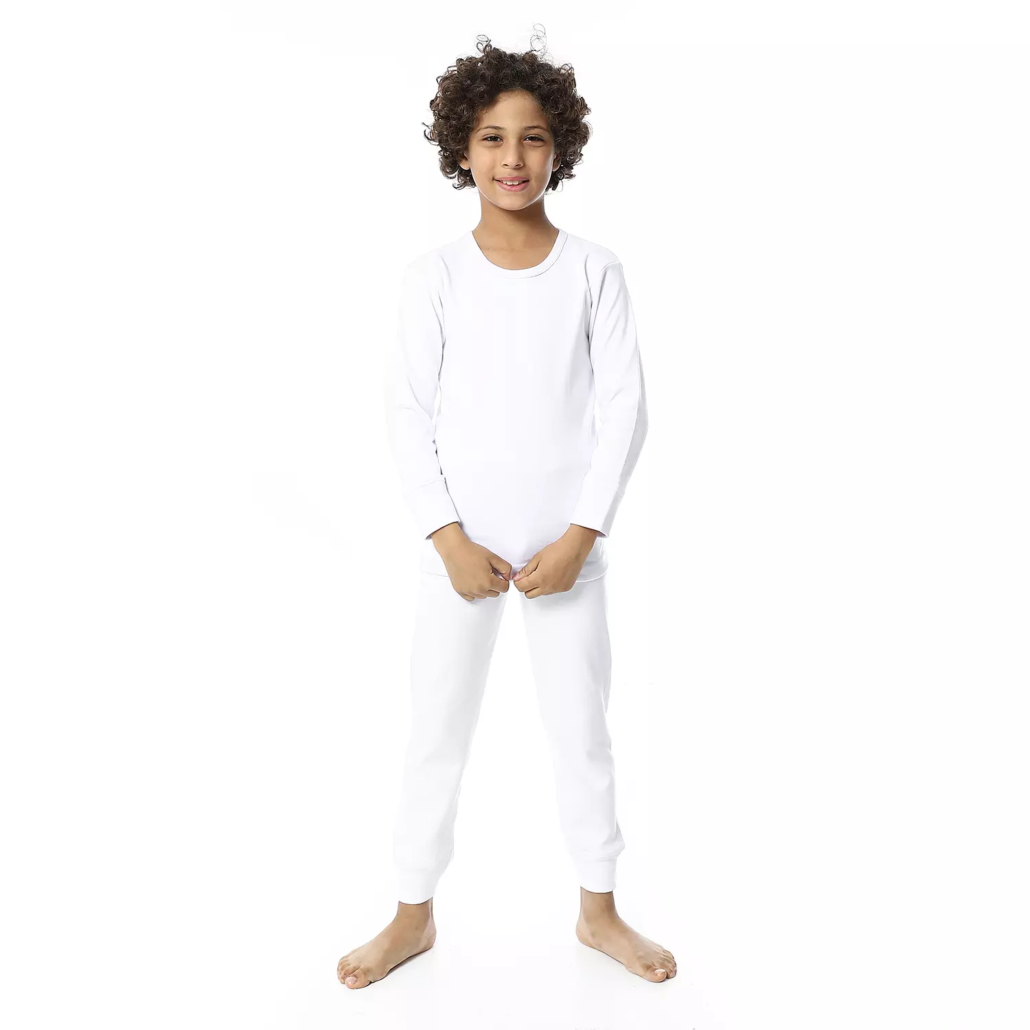 Kids Thermal Set - White hover image