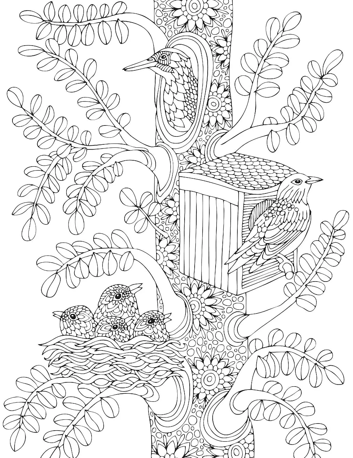 Nature- Colouring Book for Adults  2