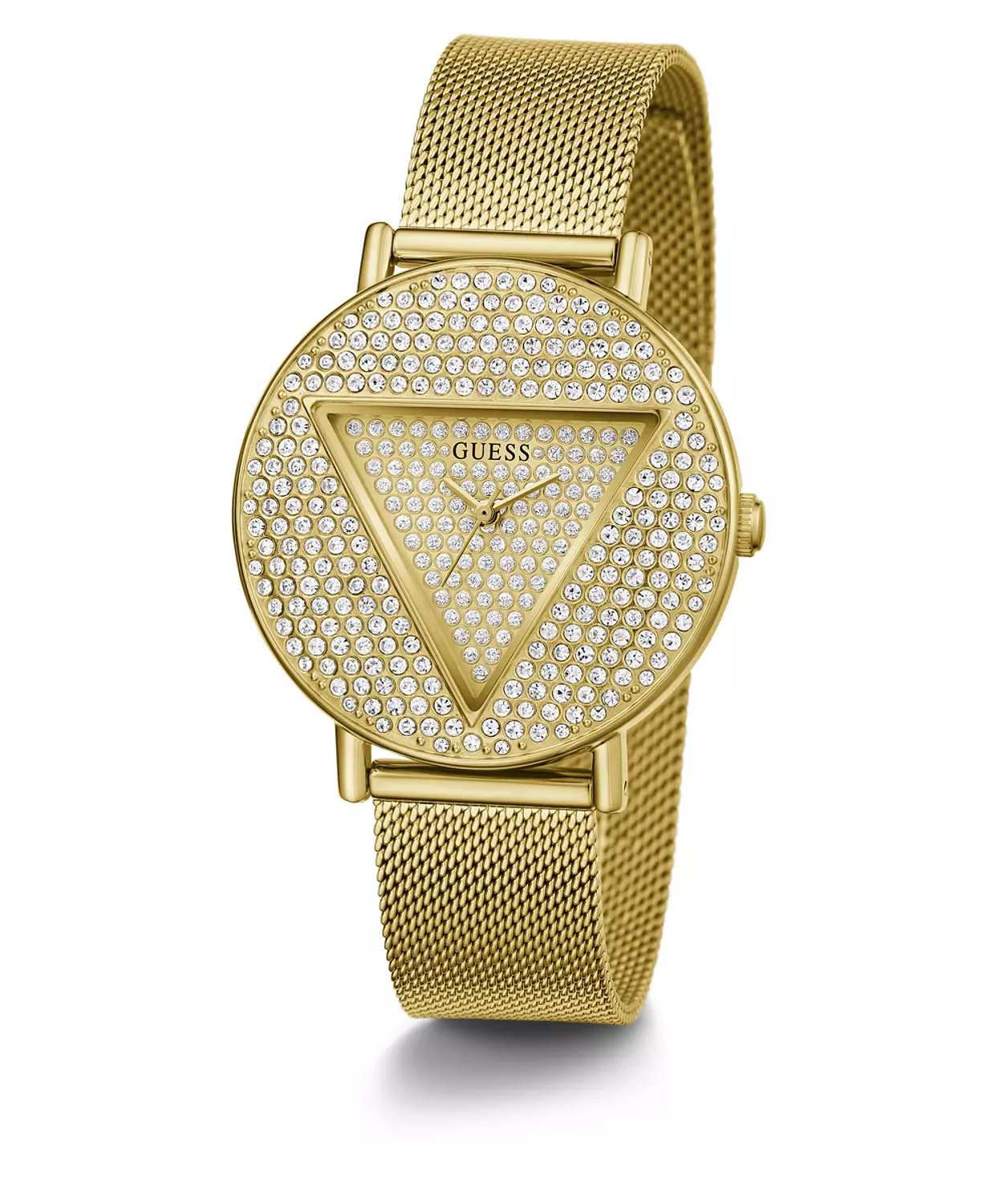 GUESS GW0477L2 ANALOG WATCH  For Women Gold Stainless Steel/Mesh Polished Bracelet  1