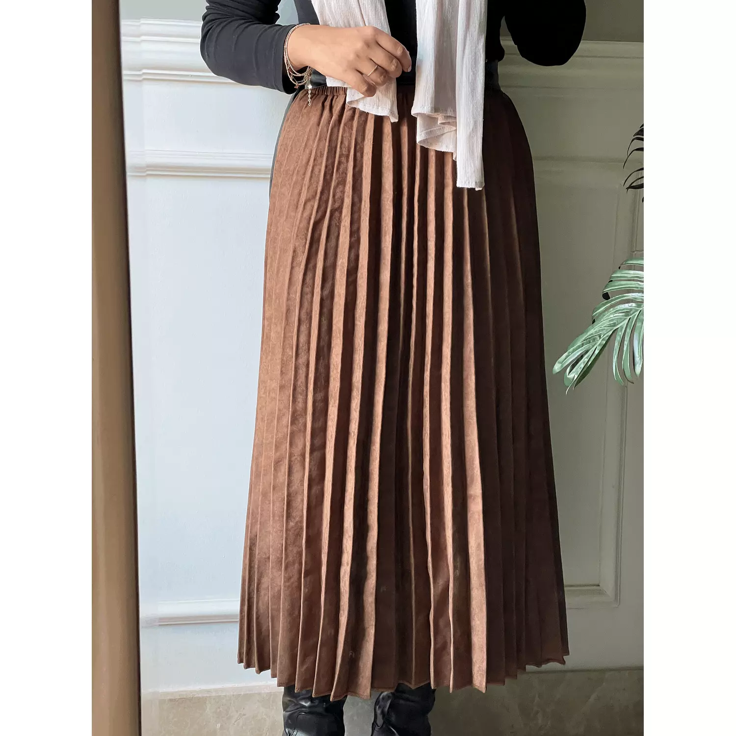 Plisse Skirt in Havan-2nd-img