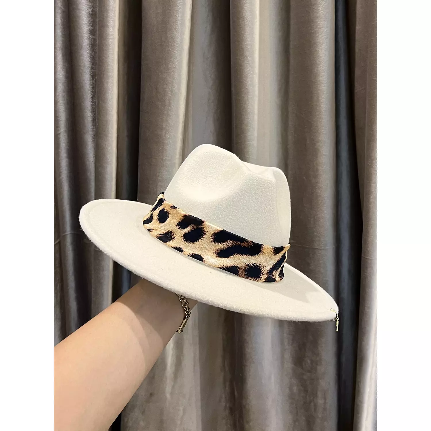 Leopard Fedora Hat 0