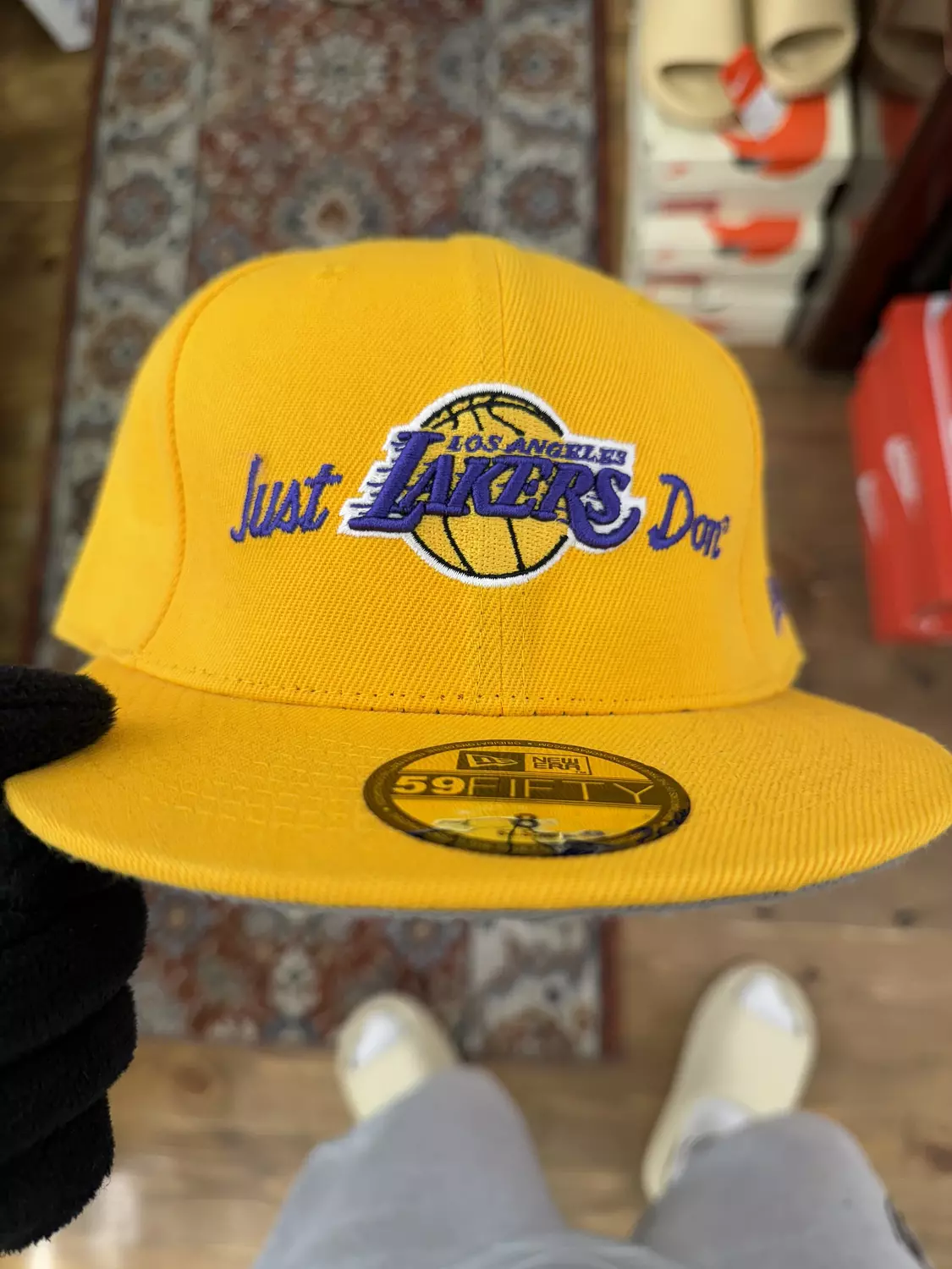 Lakers yellow cap  hover image