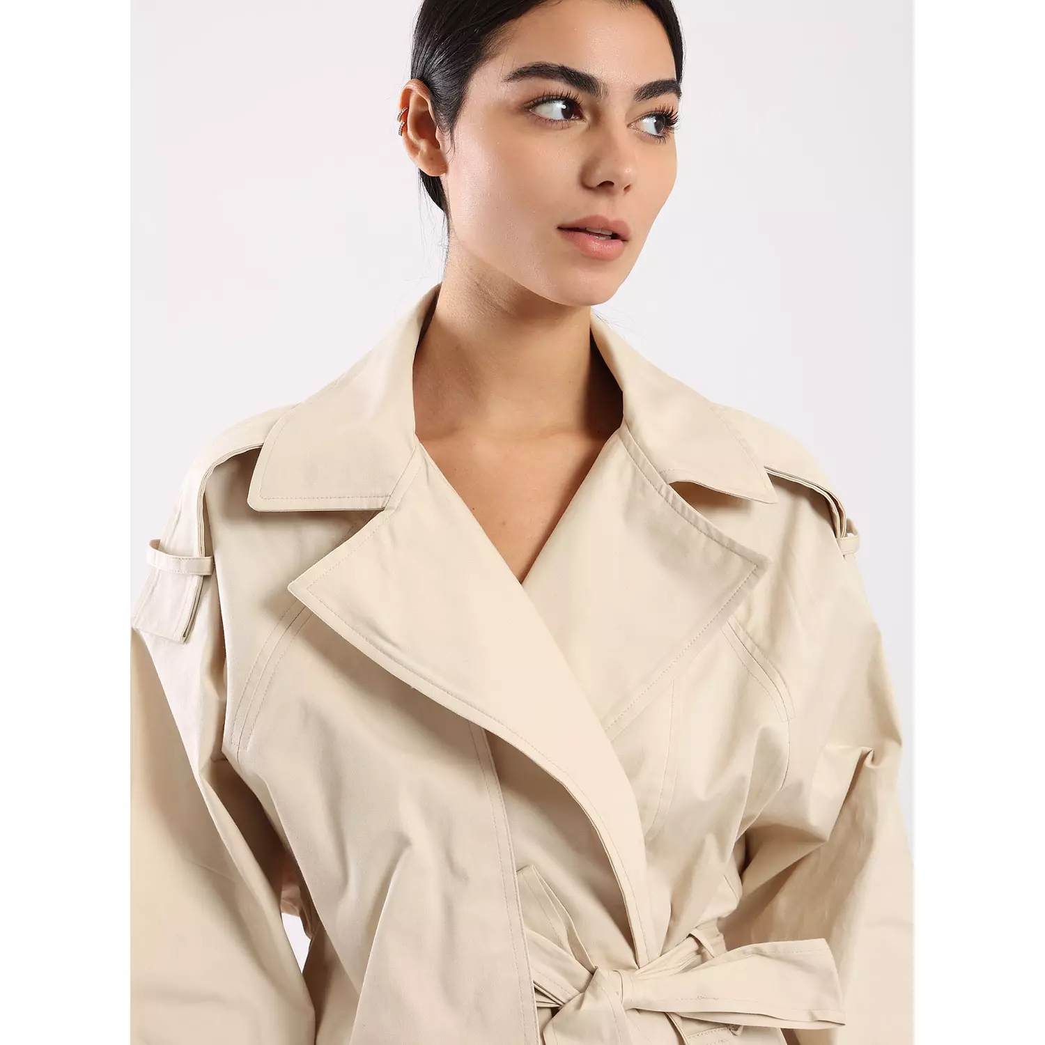 The gabardine SOPHIA trench coat  5