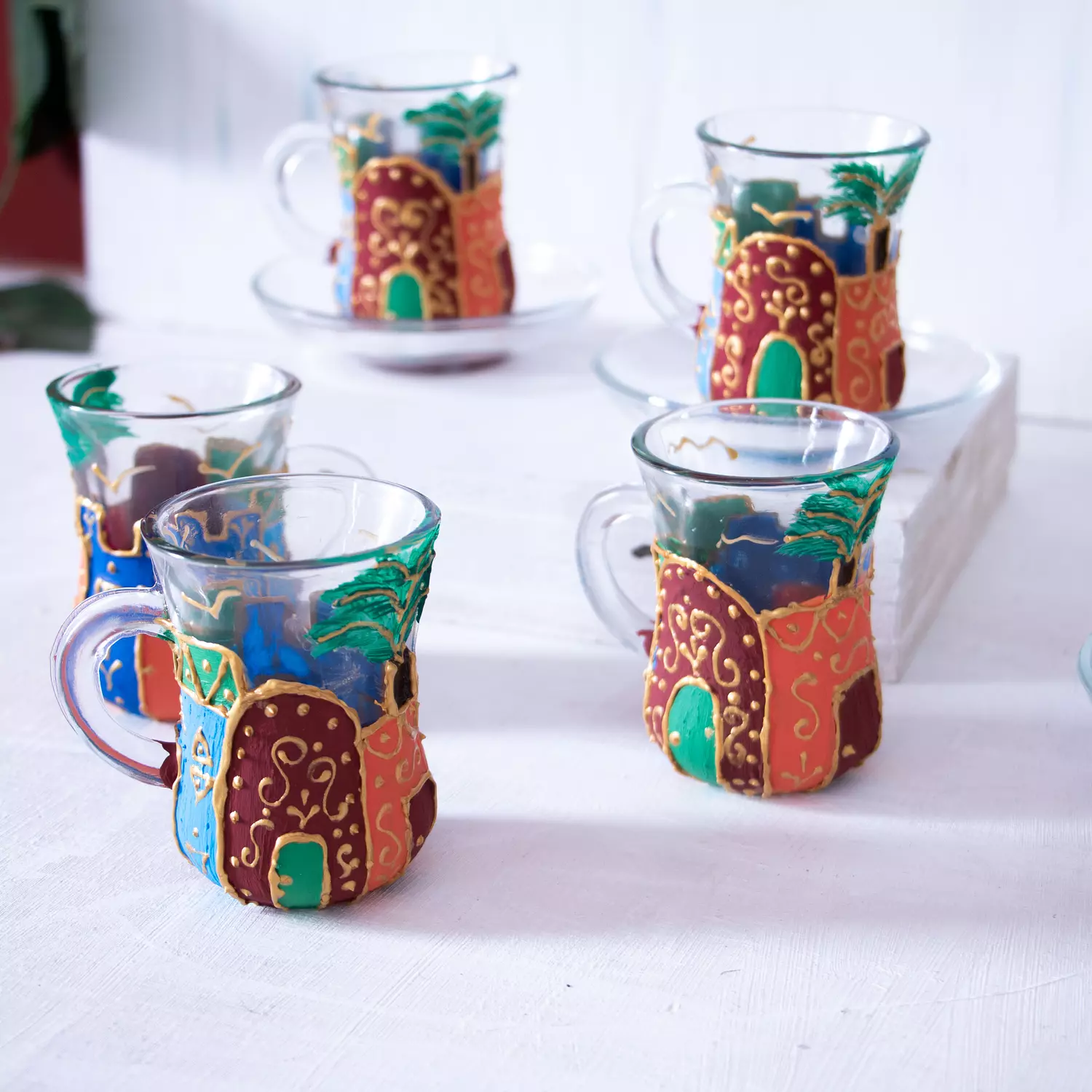 Nubian Houses Serenity Glass Set 1