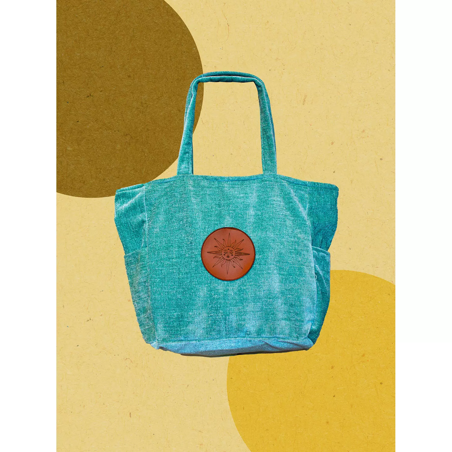 Mint Green Boho Tote Bag hover image