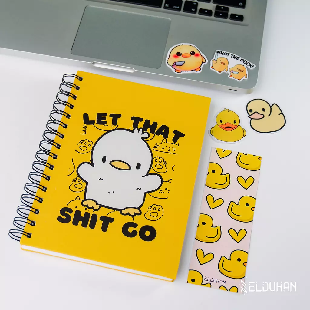 Let that shit go notebook package