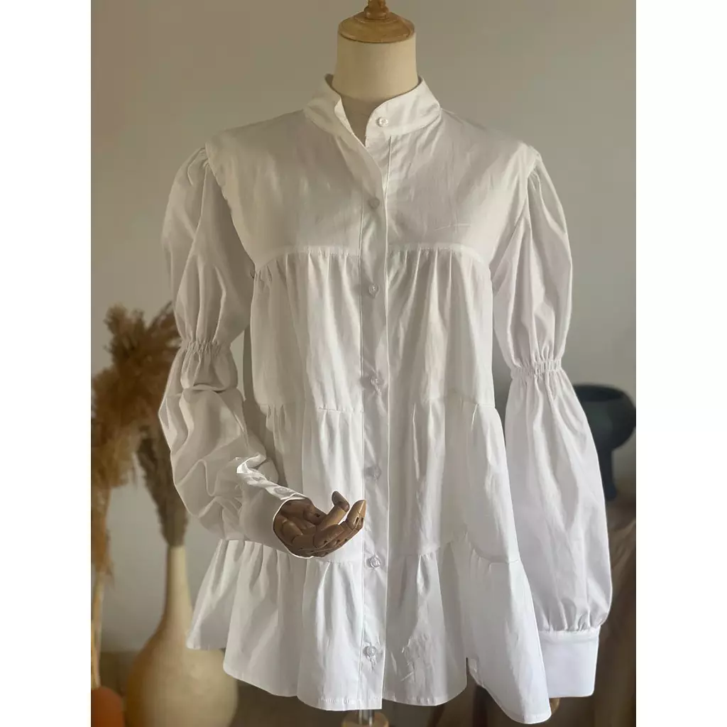 White poplin shirt