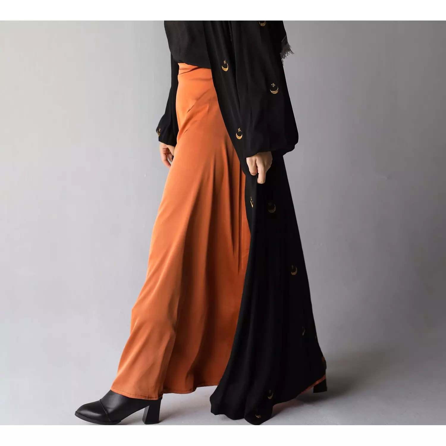 Copper Satin Skirt hover image