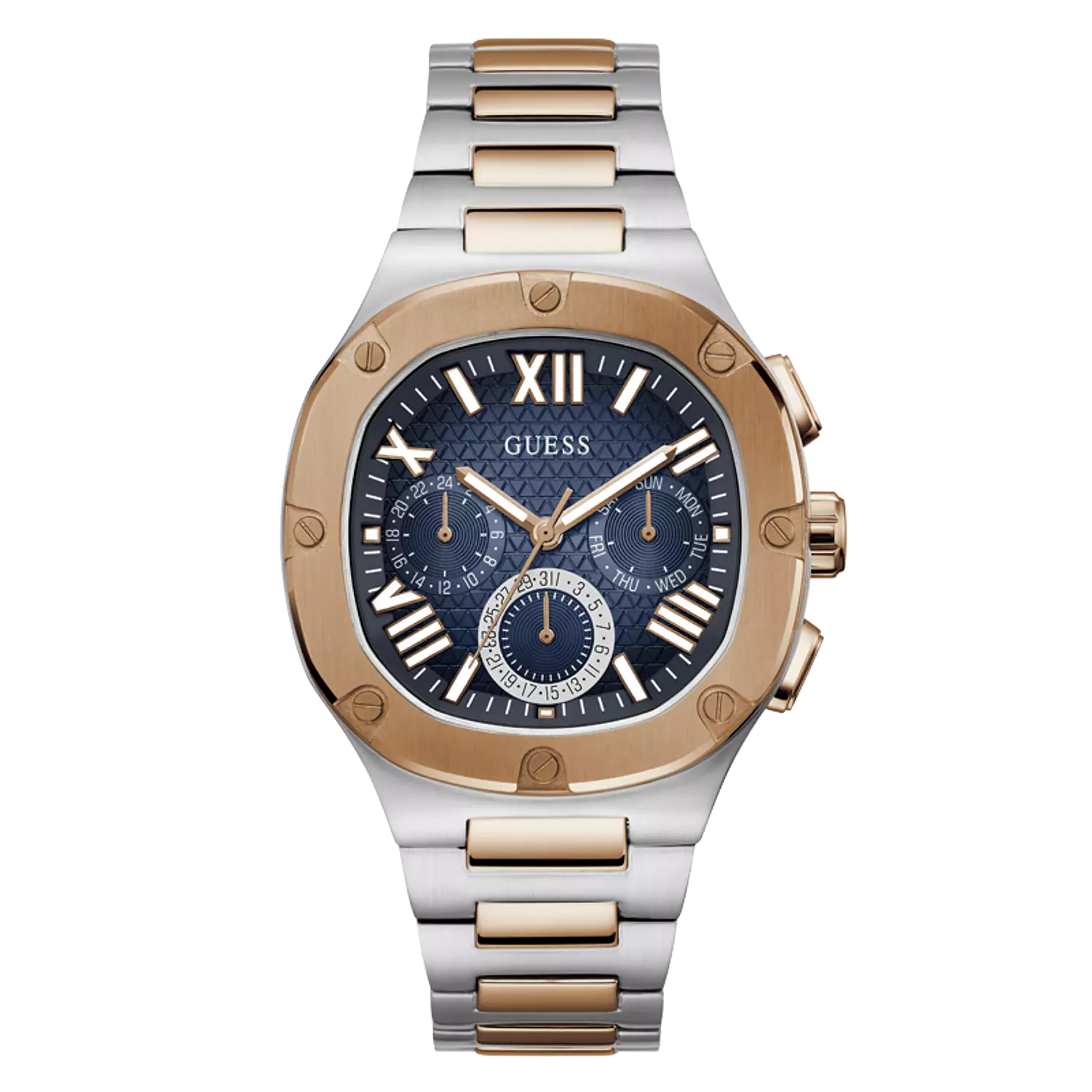 Guess GW0572G4 Watch For Gents Case Color 2-Tone - Square Shape Stainless Steel Bracelet hover image
