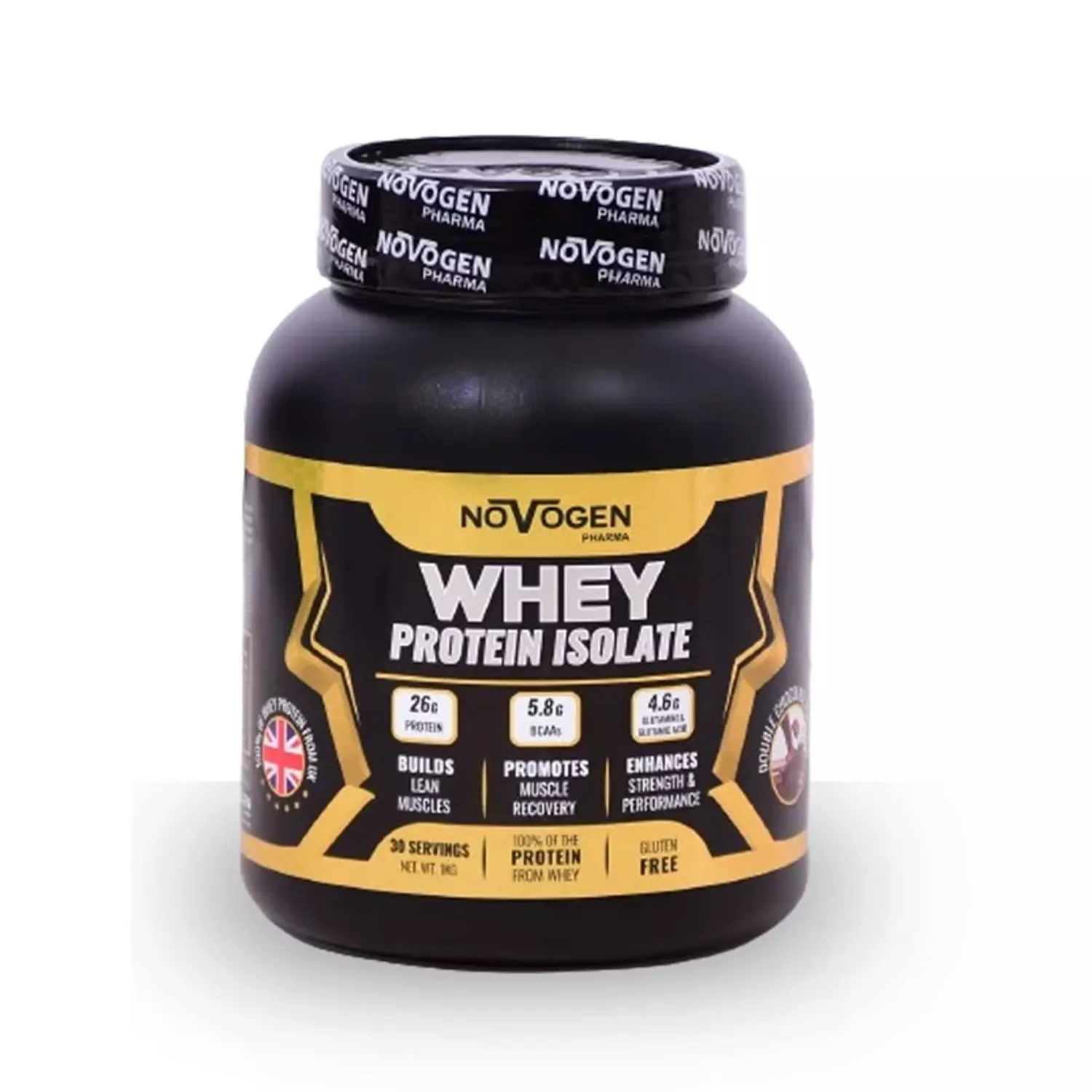 Novogen Whey Protein Isolate 1kg hover image