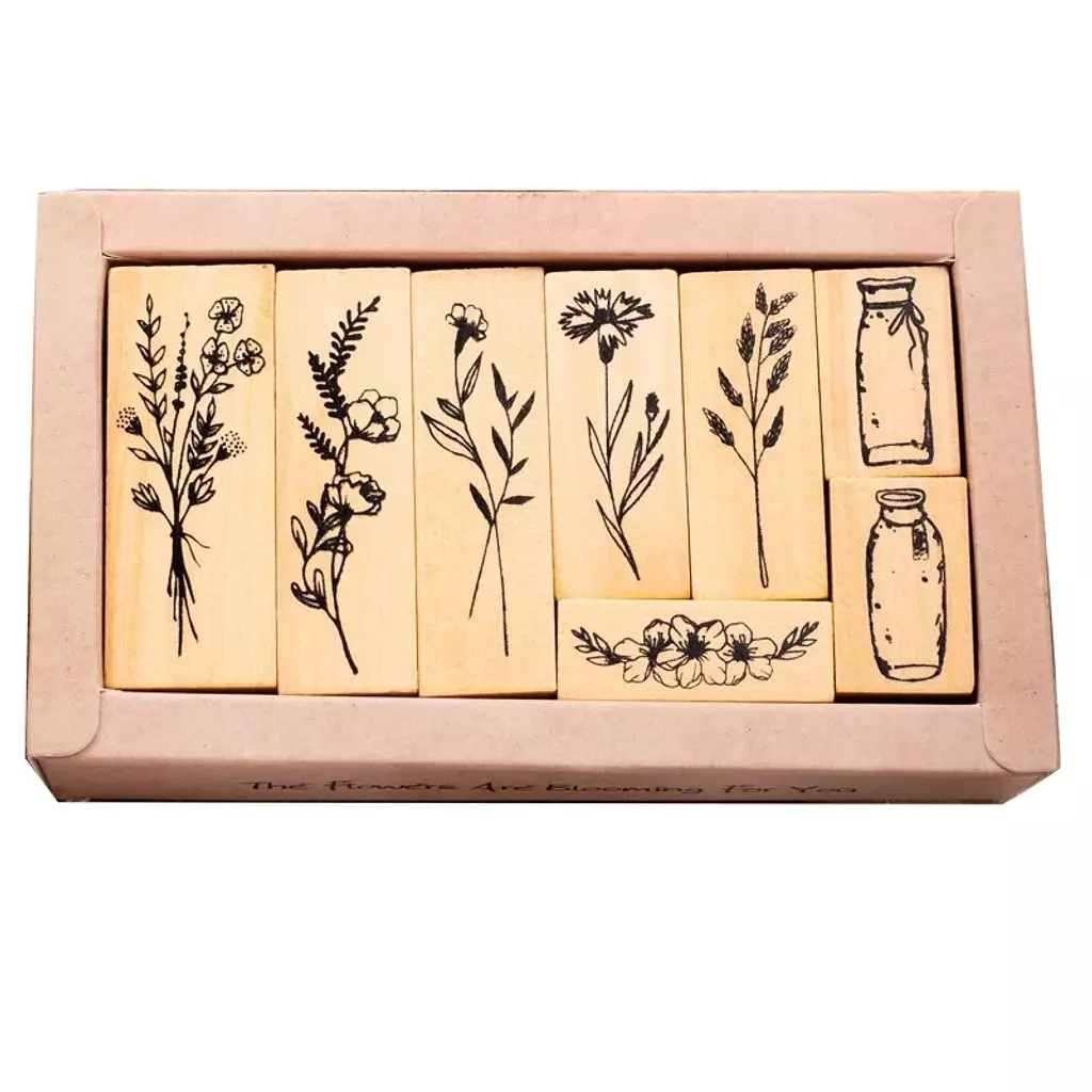 Plants Ink Stamps Set 