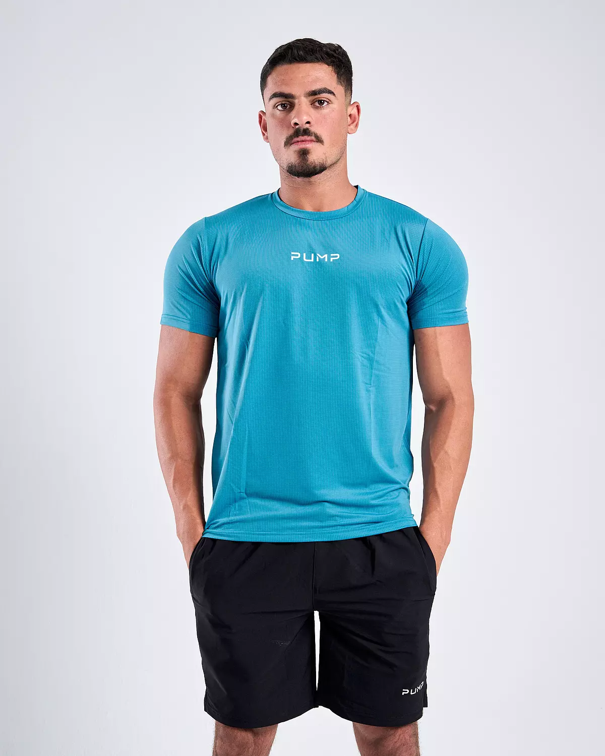 MEN'S CORE TECH T-SHIRT - Azure Blue 4