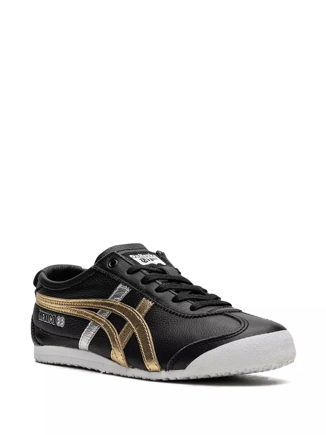 Onitsuka Tiger Mexico 66 "Black Gold Silver" sneakers 3