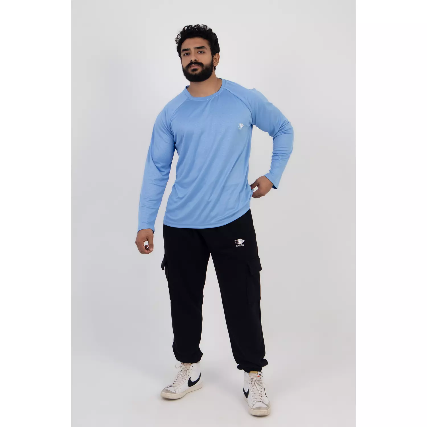 Blue Long Sleeve T-Shirt hover image