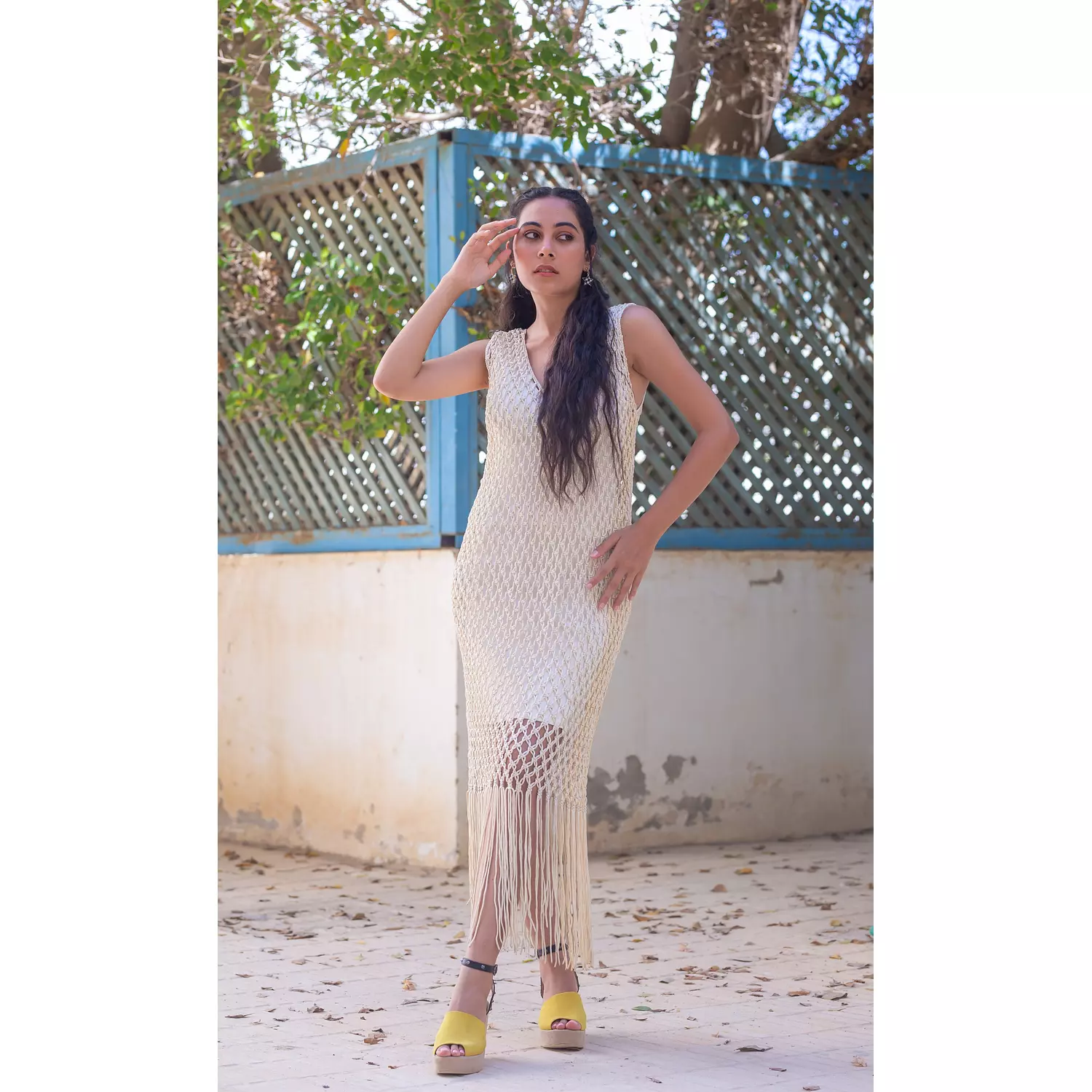 MACRAME NET DRESS 4