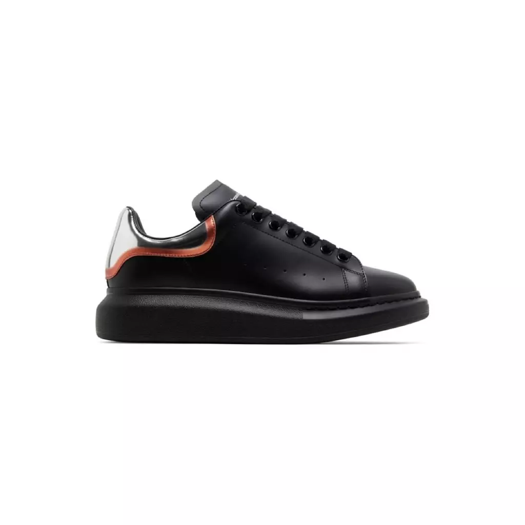 Alexander McQueen Oversized Sneaker 'Black Silver Welsh Red'