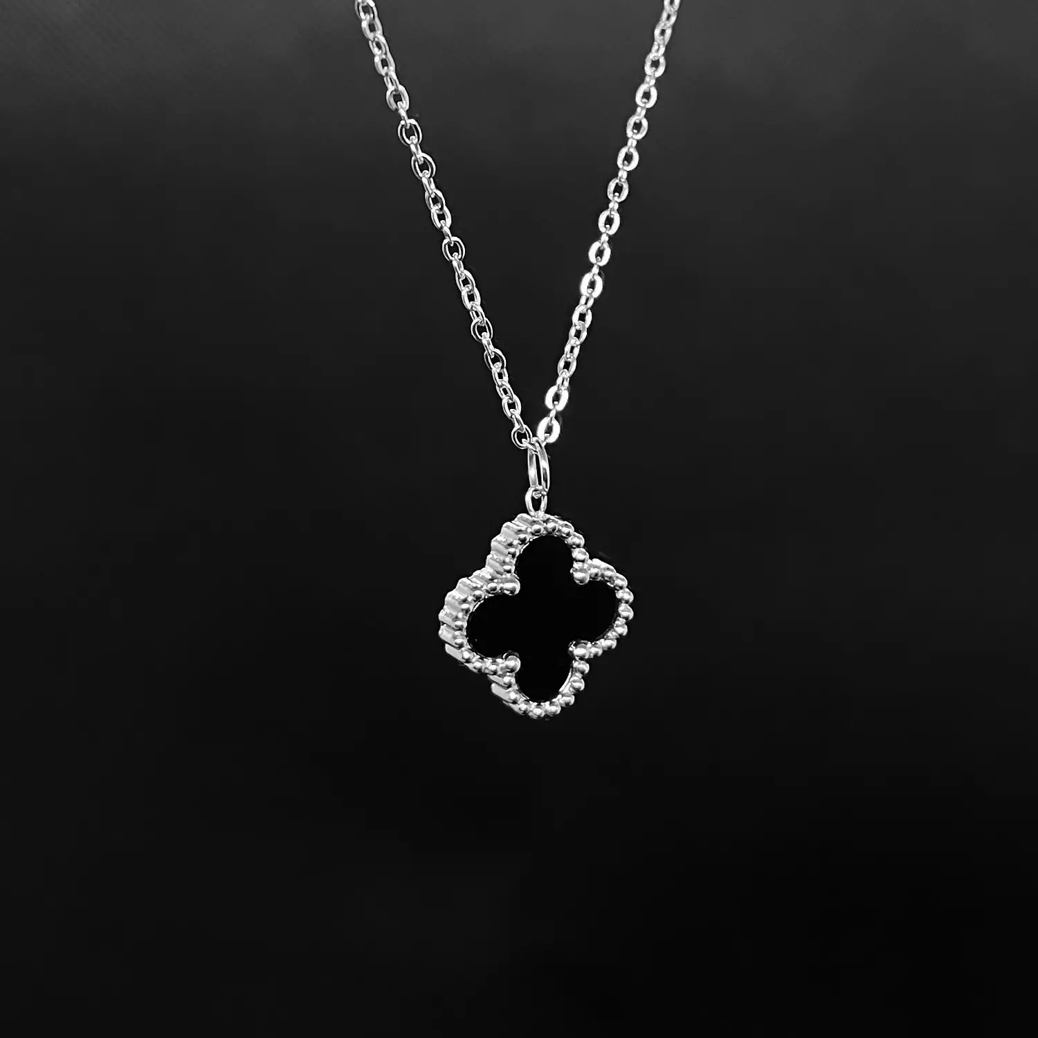 Silver Van Cleef Necklace 1