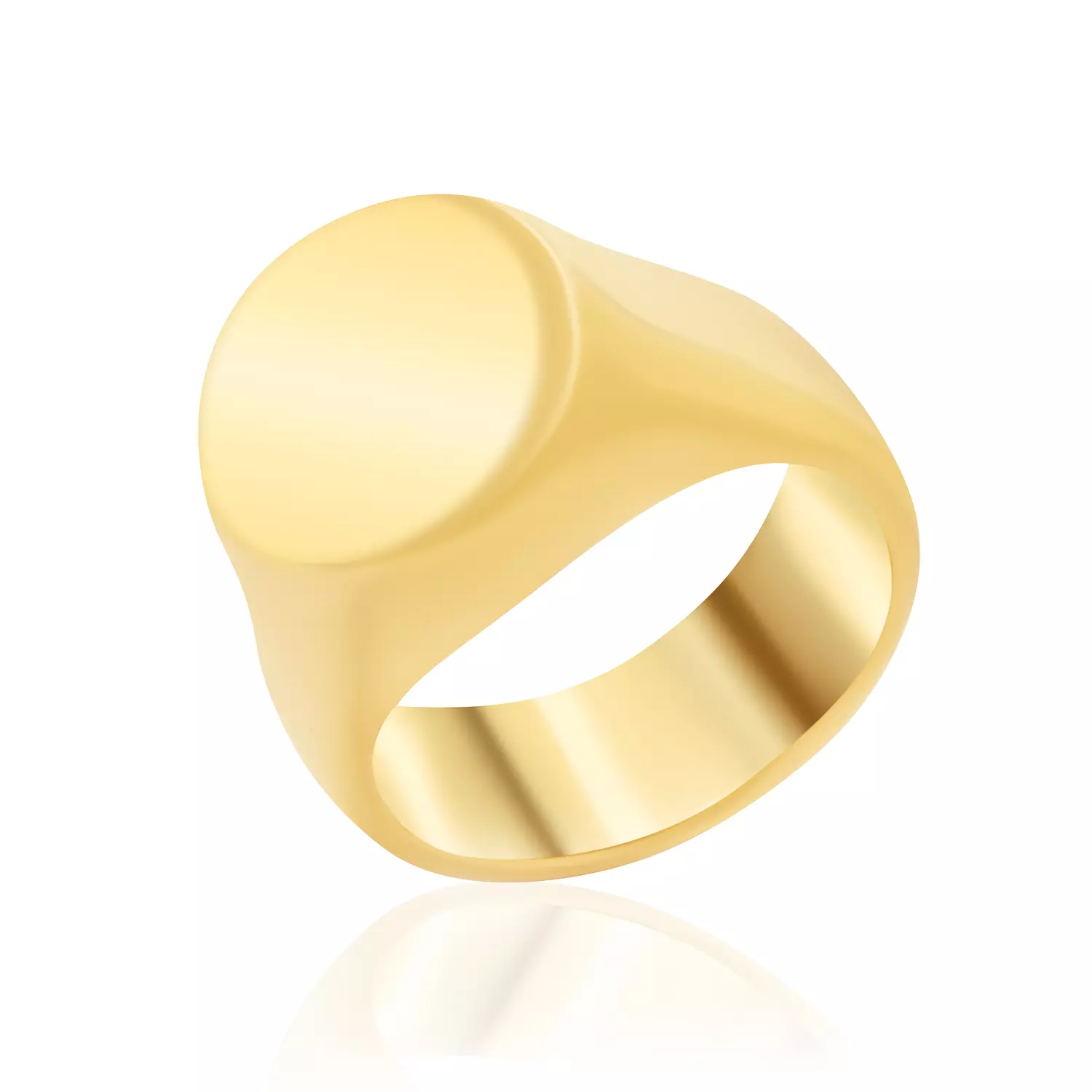 Bold Signet Men Ring hover image