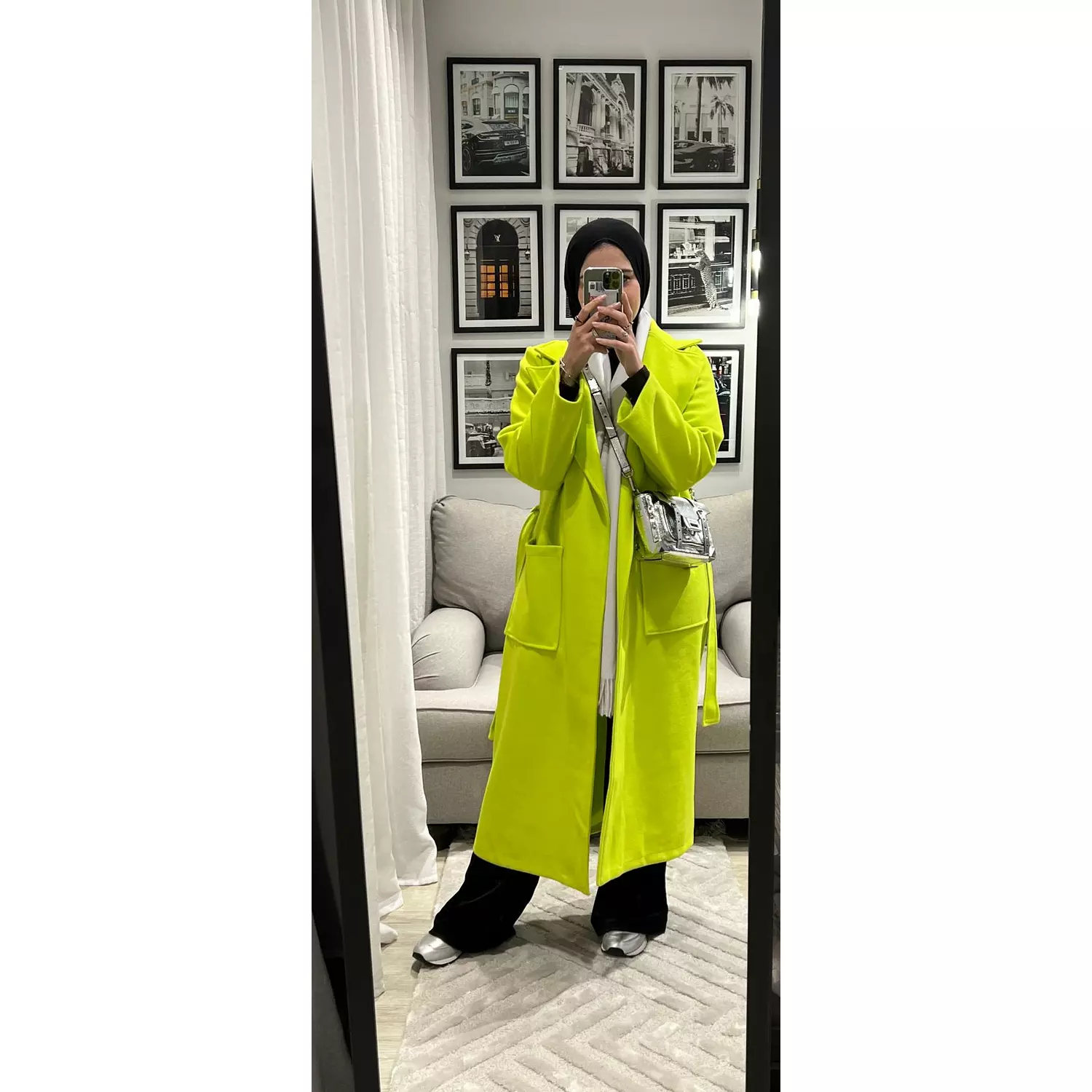 Lime Goukh Coat  hover image