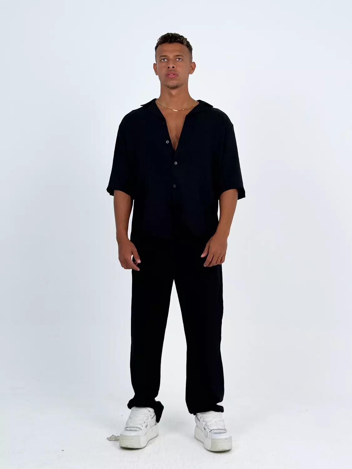 Black linen pants  1