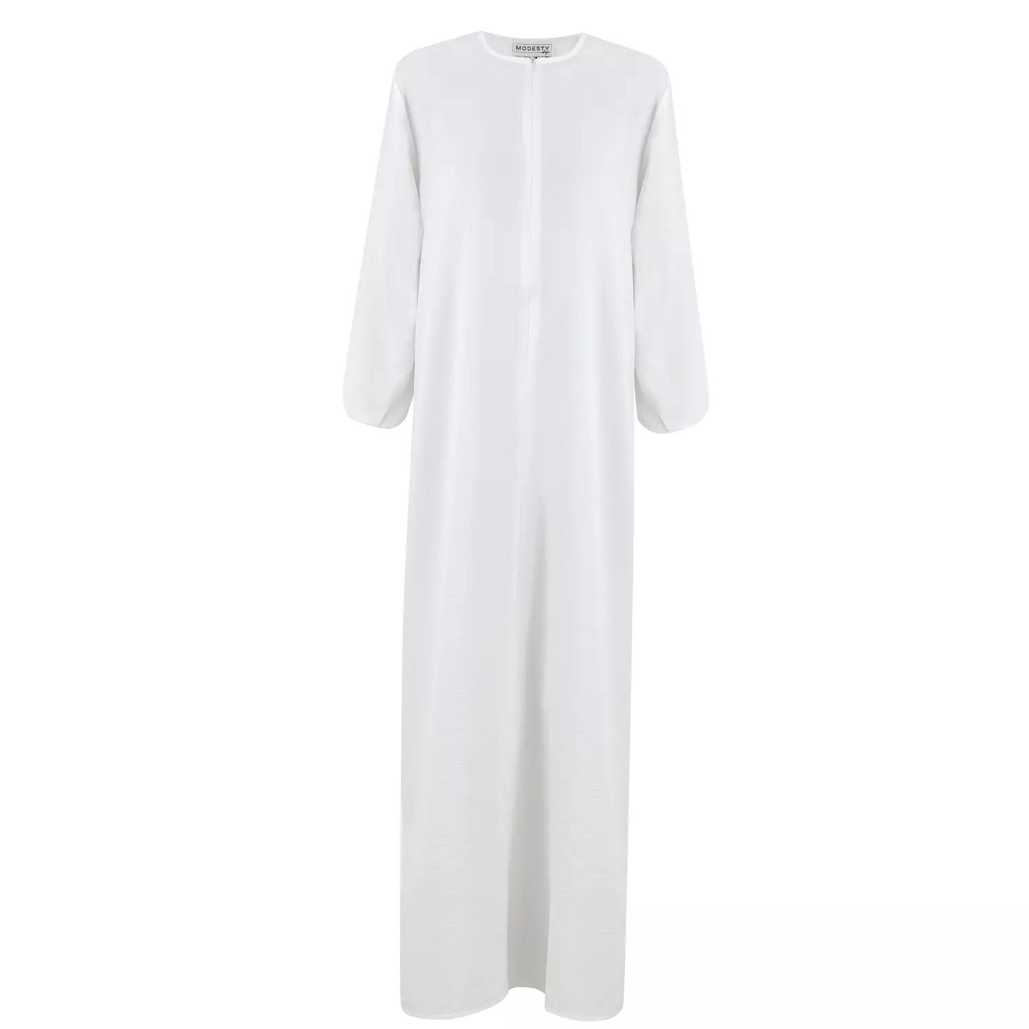 Basic White Abaya  hover image