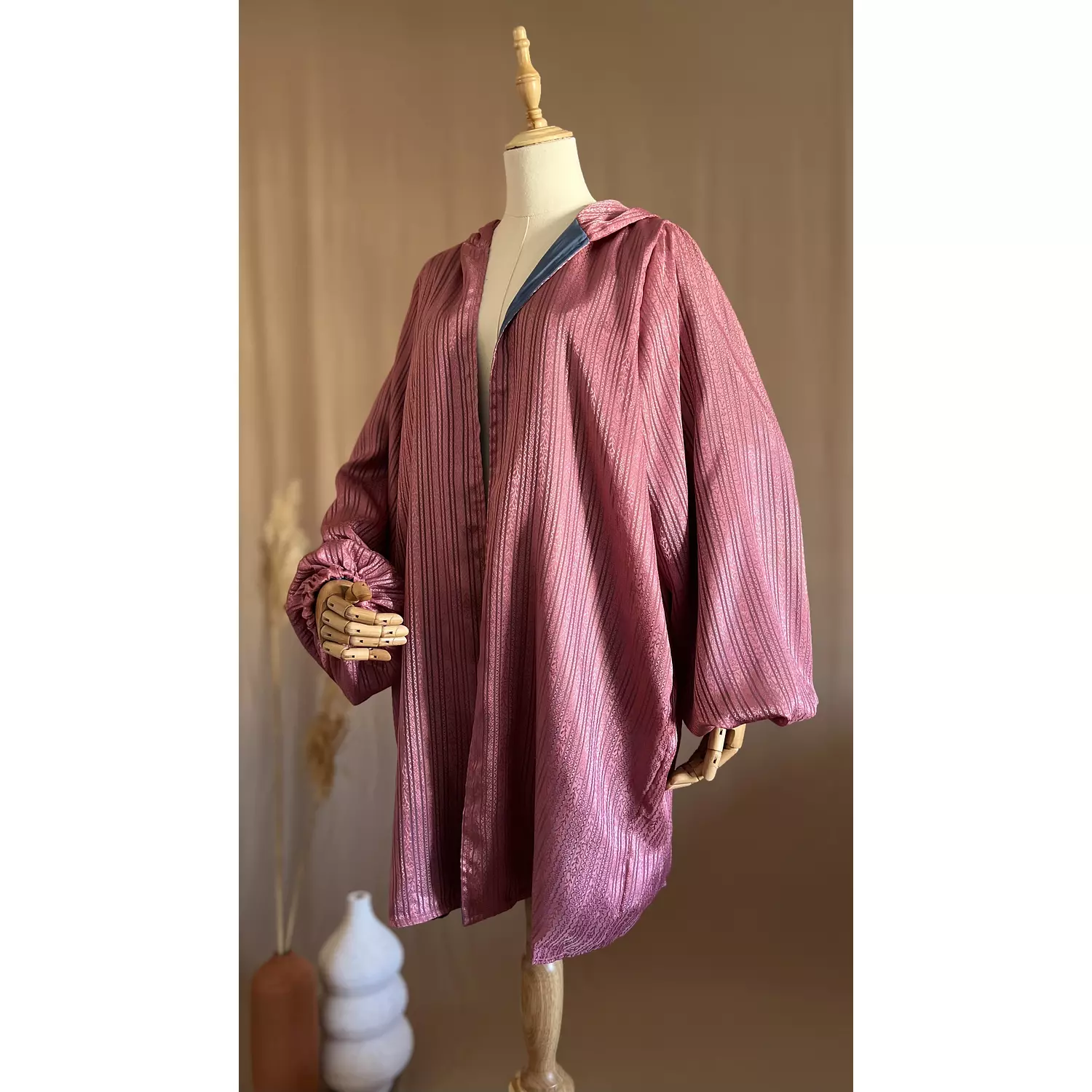 Effortless Style Jacket in Magenta Purple  0