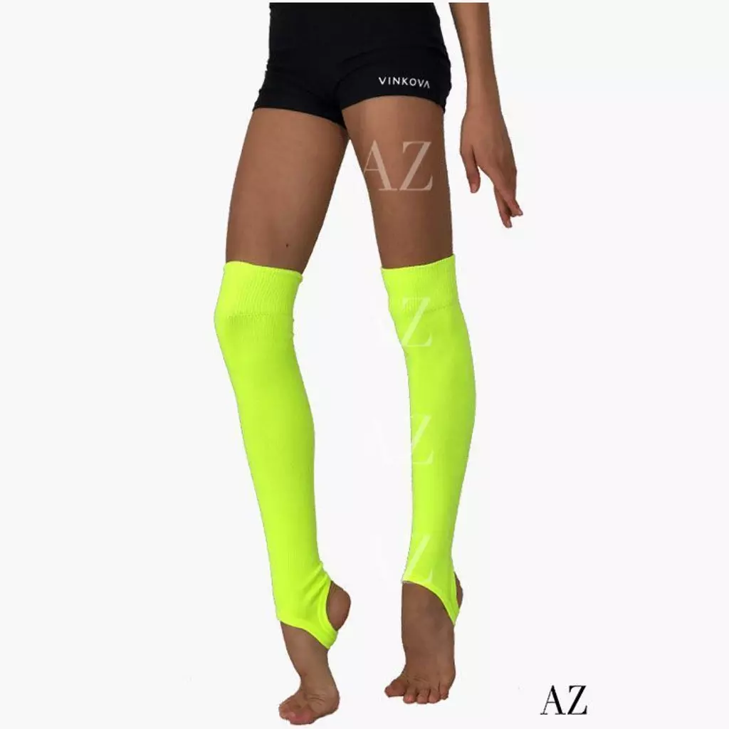 Vinkova-Leg Warmer Neon Yellow