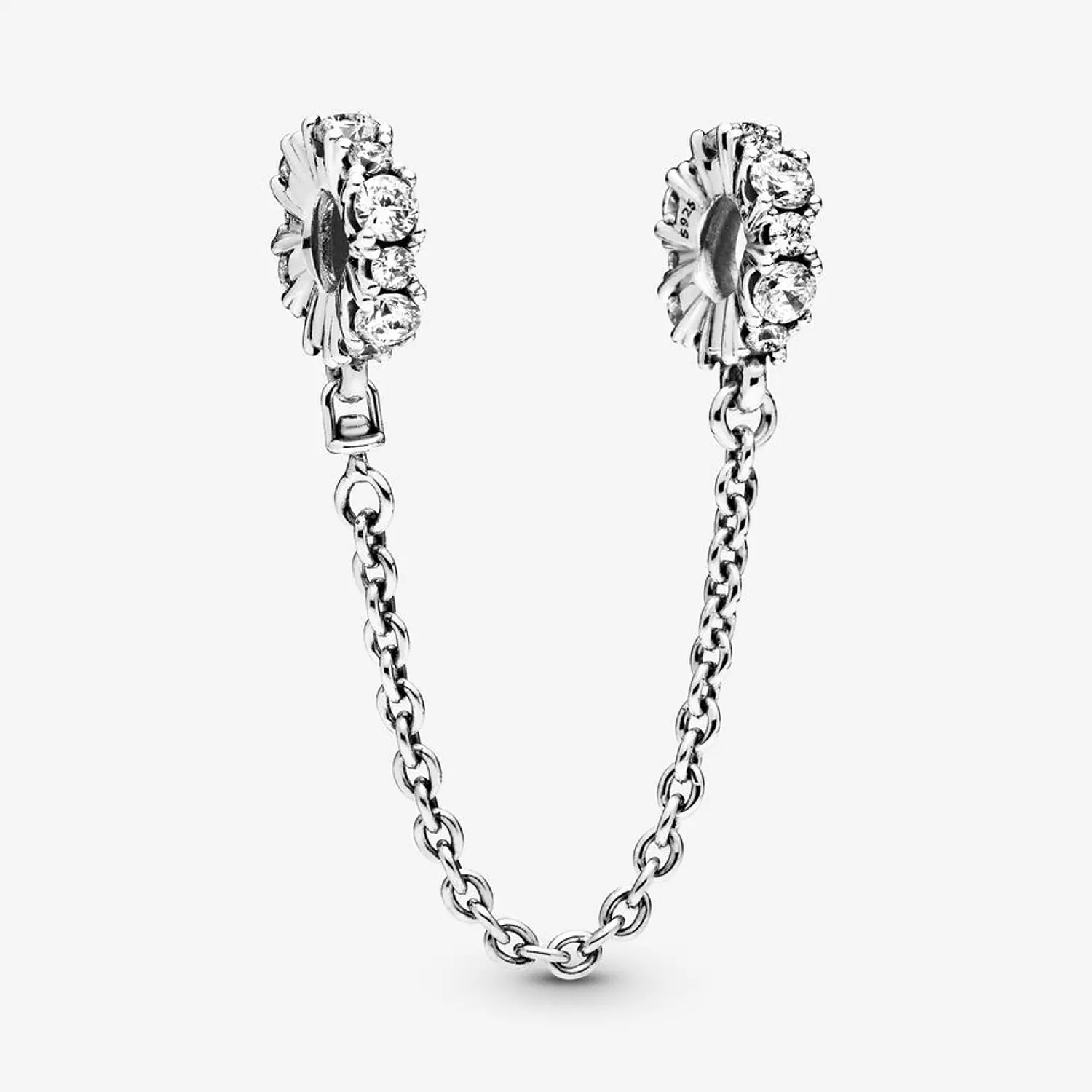 Clear Sparkle Safety Chain Charm hover image