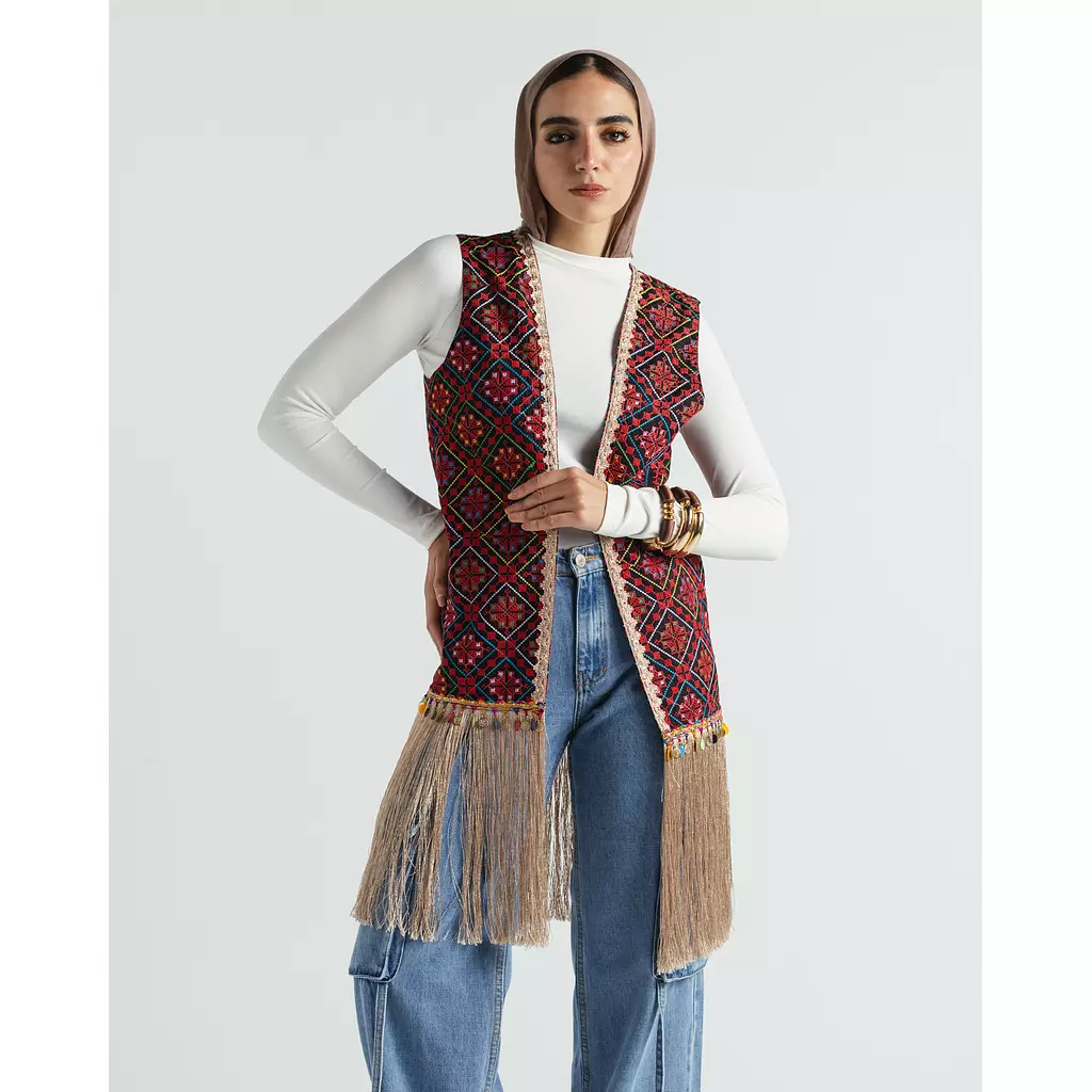 Long Sinai Boho Vest