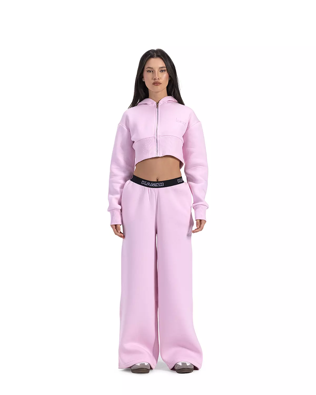 Baby Pink Cropped Jacket           hover image