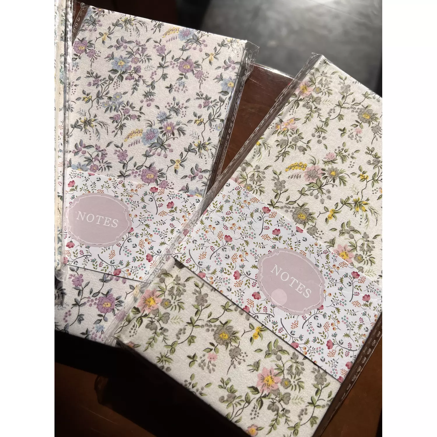 Floral Fabric Travel Journal 7