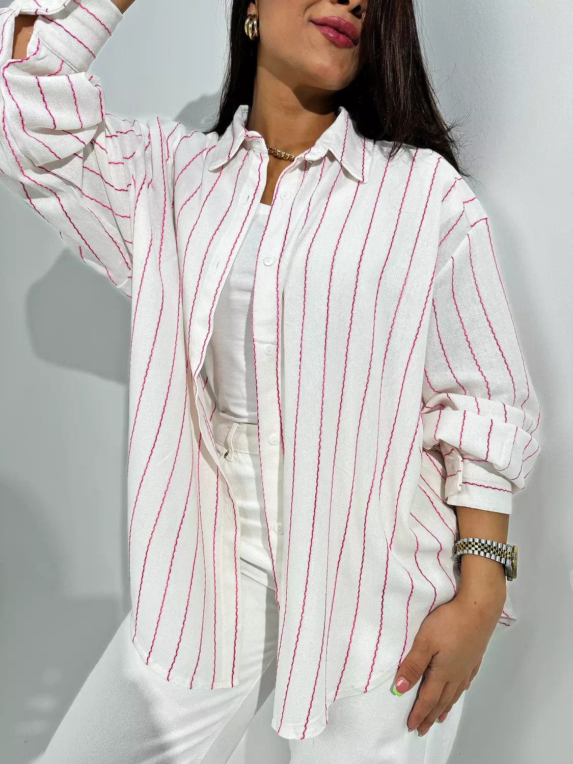 Striped Linen Shirt 18