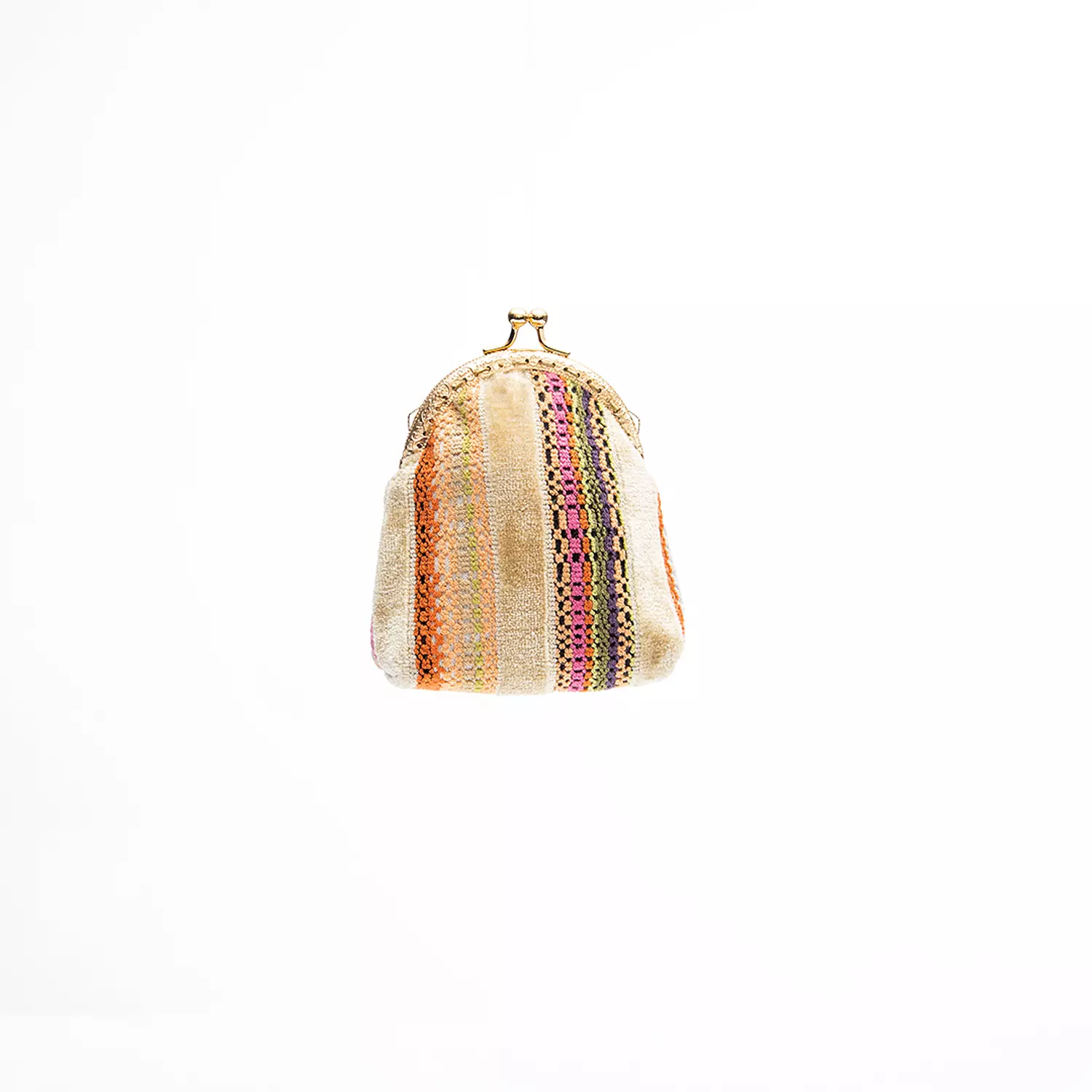 The Crochet Velvet Kisslock Coin Purse hover image