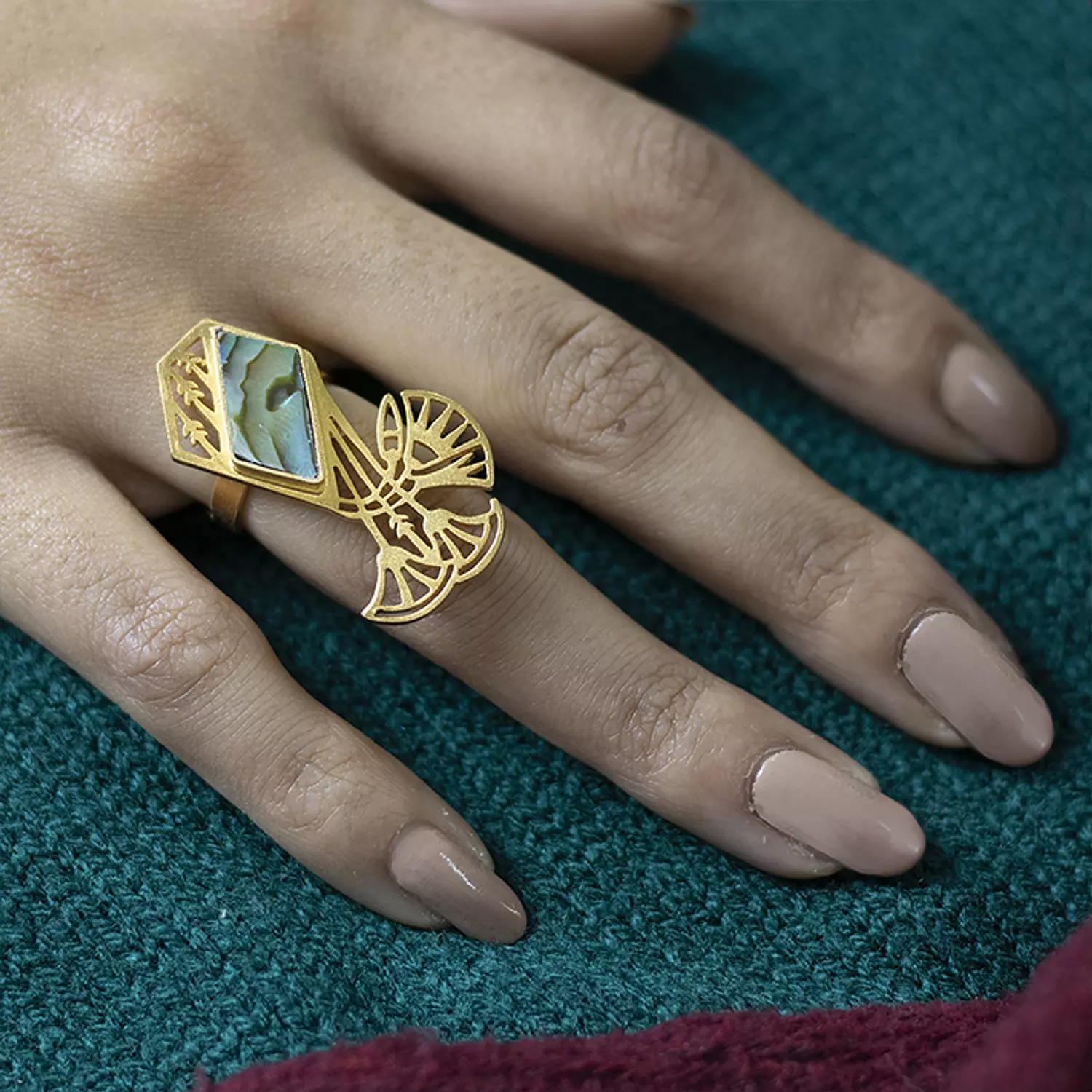 Lotus ring hover image