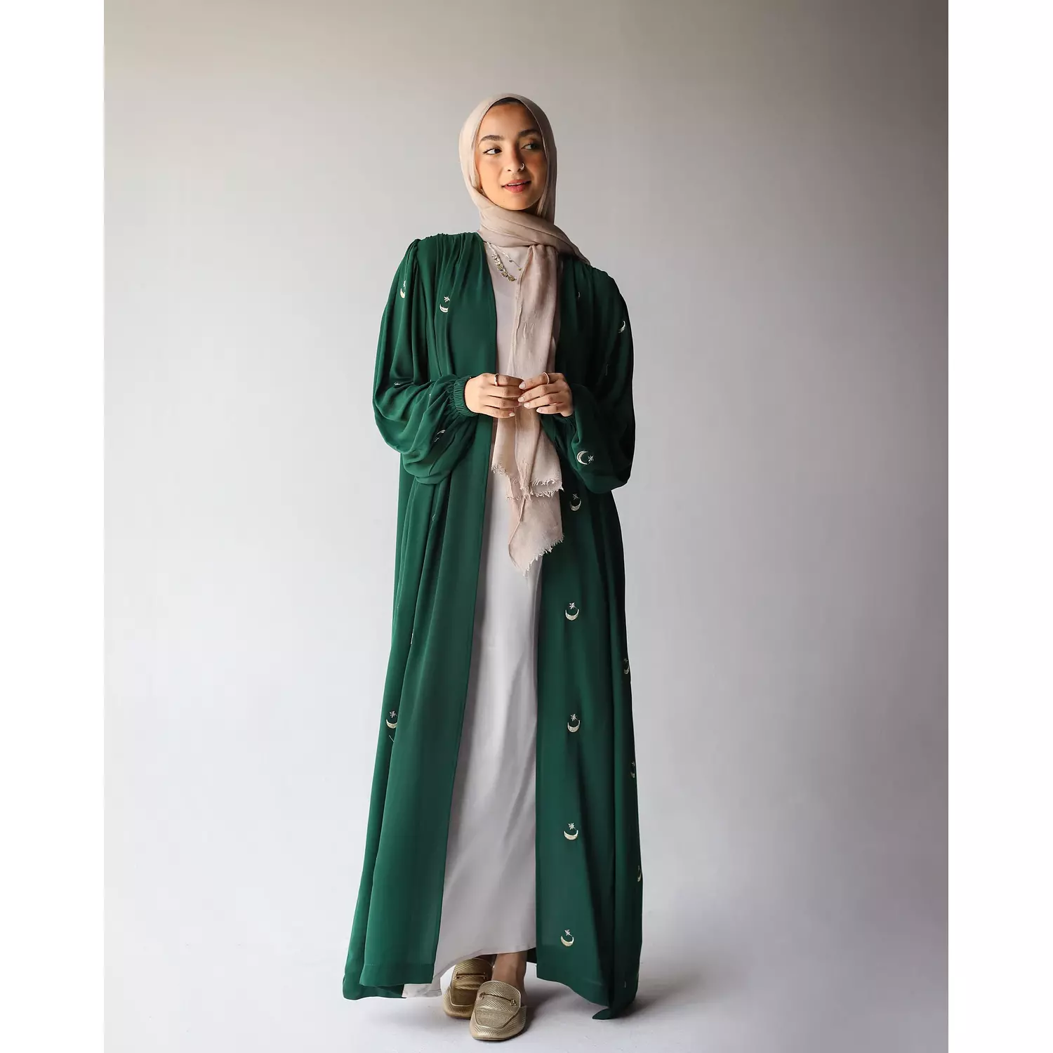 Green Crescents Cardigan hover image