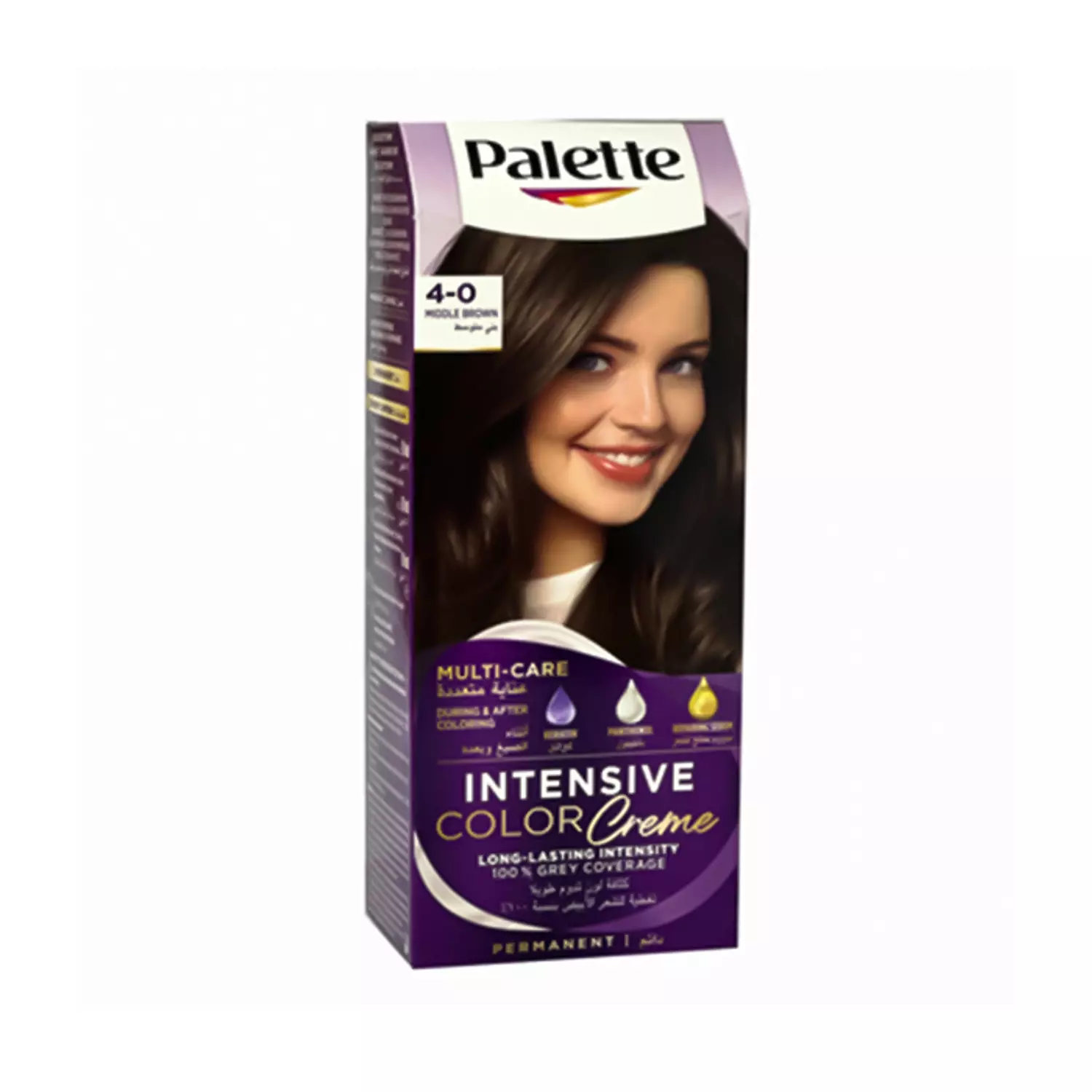 Palette Hair Dye 4-0 Middle Brown hover image