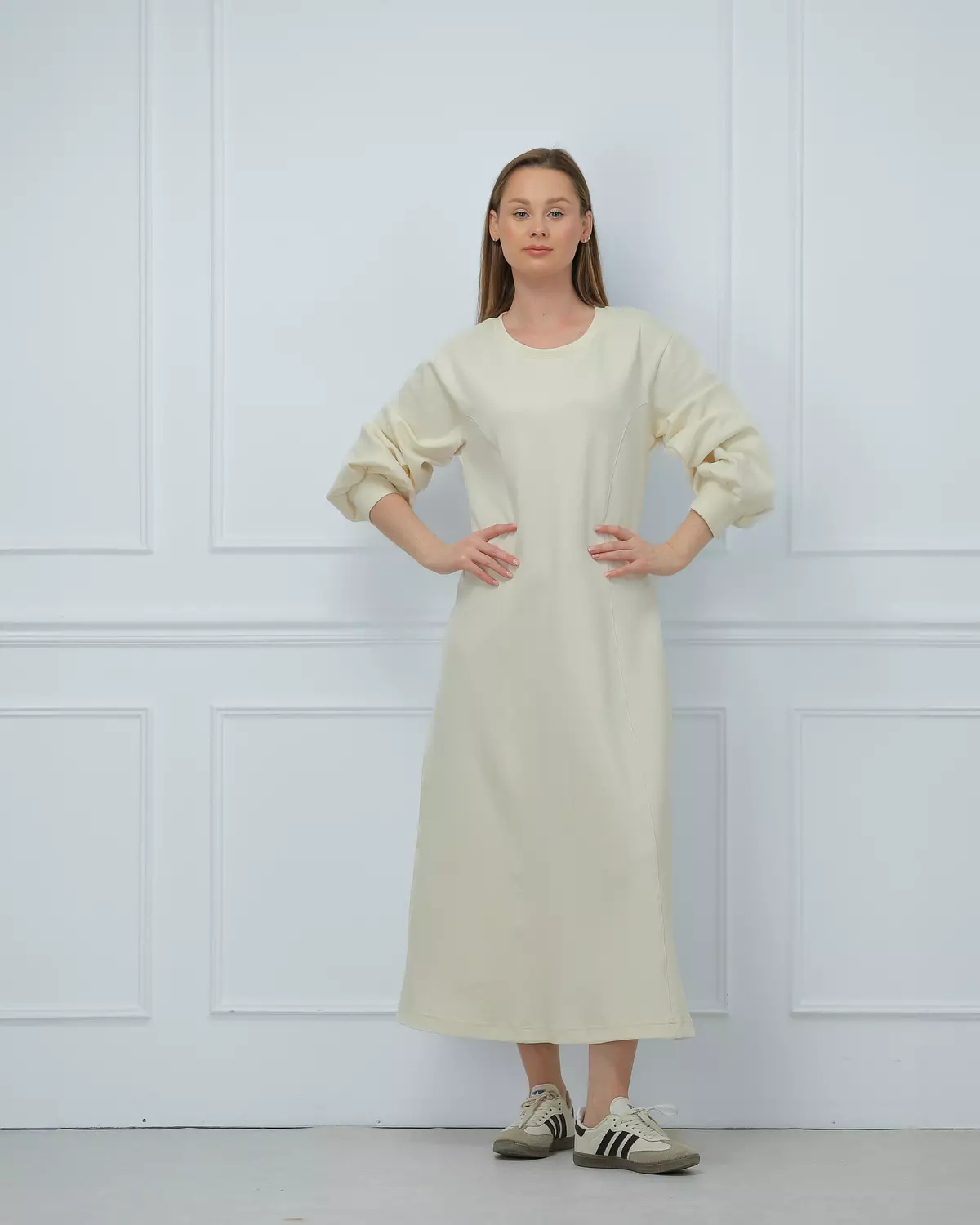 Creamy Comfort Dress hover image