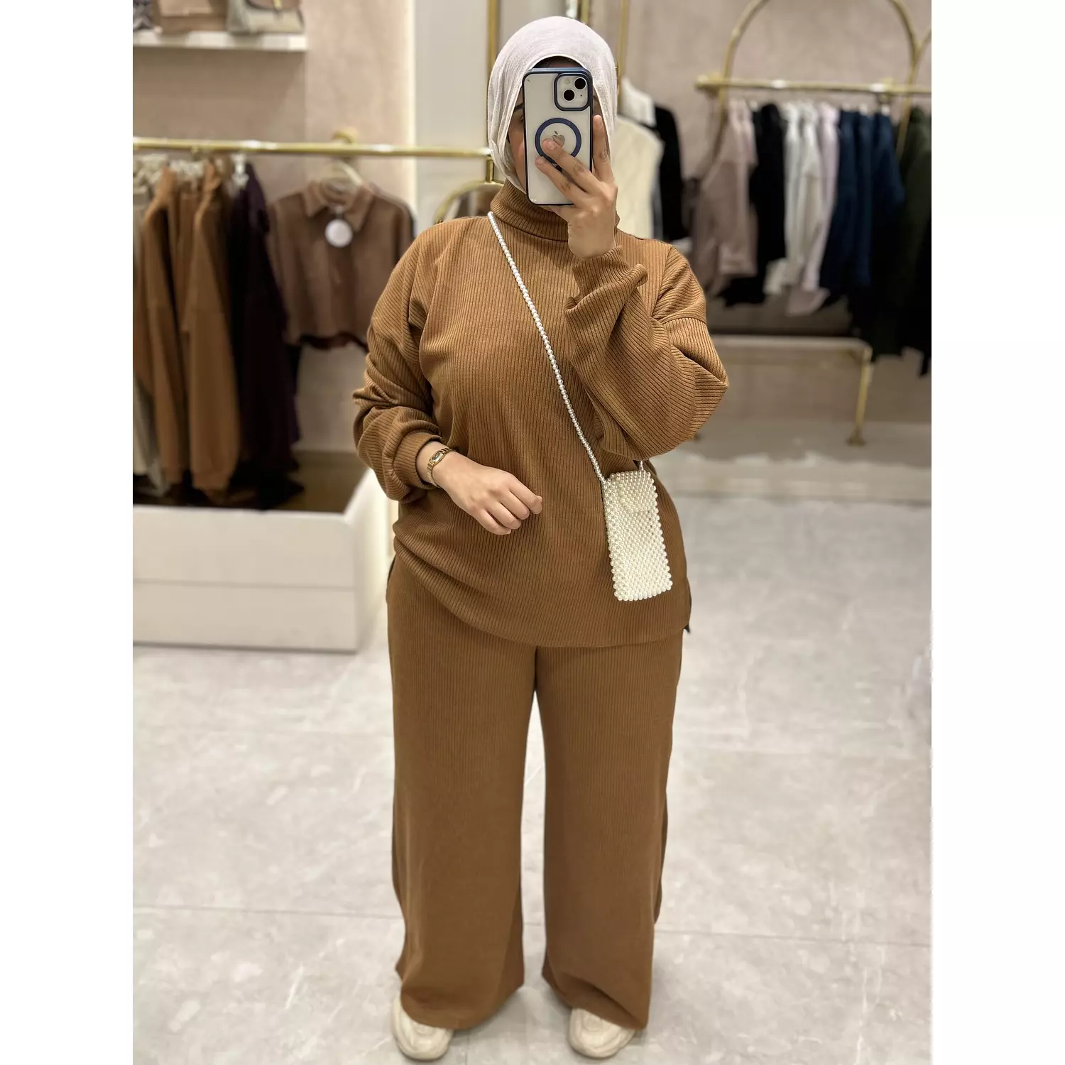 Caramel Glow (Camel) Cozy Suit 2