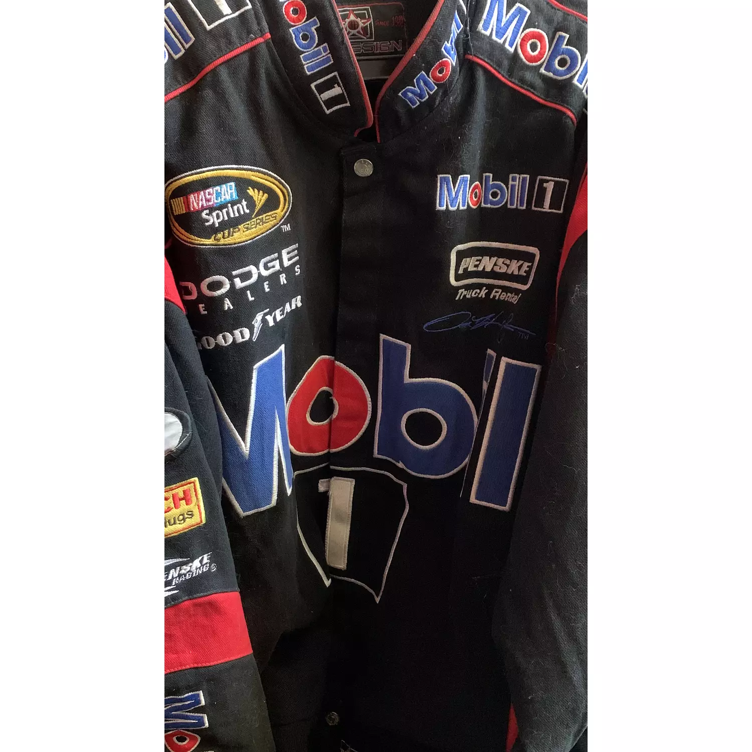 JH Design Mobil1 Nascar Racing Jacket | Vintage Corner