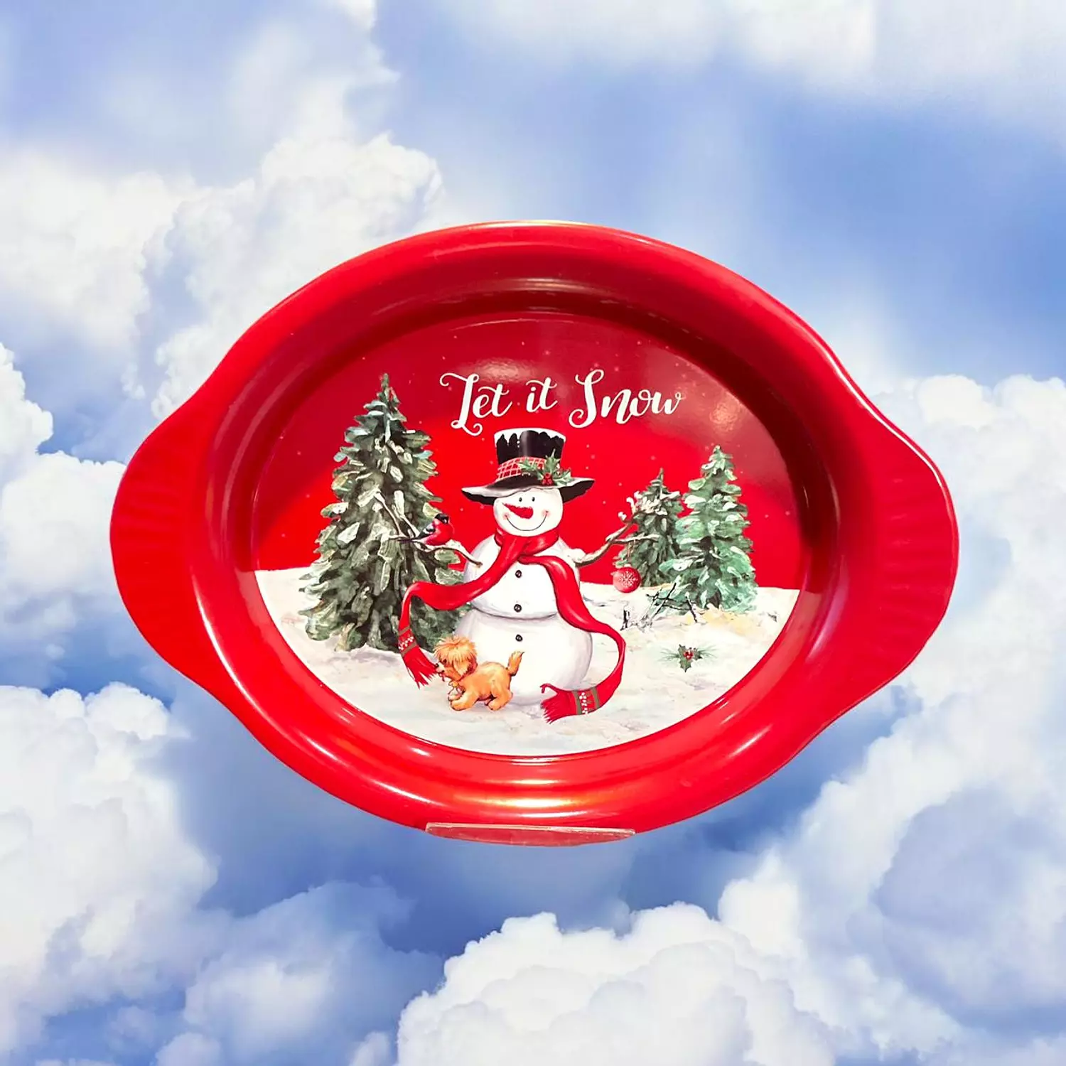 Christmas metal tray 4